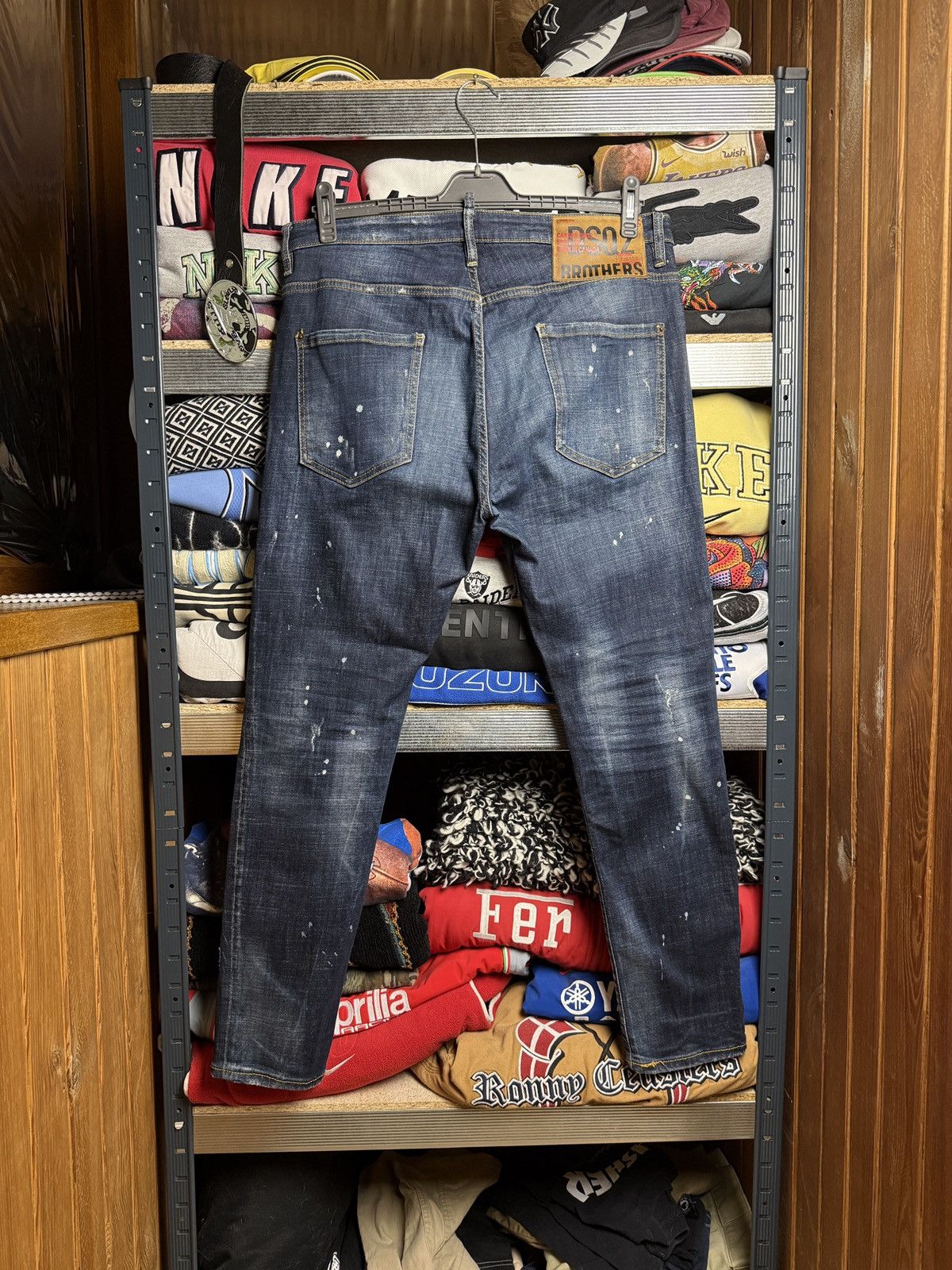 Dsquared2 Vintage Dsquared2 Distressed Raw Denim Pants Y2K Japan Style Size US 36 / EU 52 - 2 Thumbnail