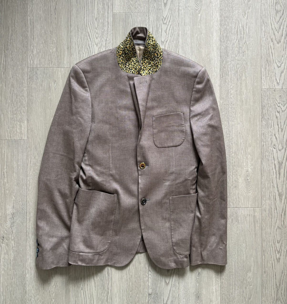 Designer × Kenzo × Vintage Kenzo Blazer Slim Plus Size 46S - 3 Thumbnail