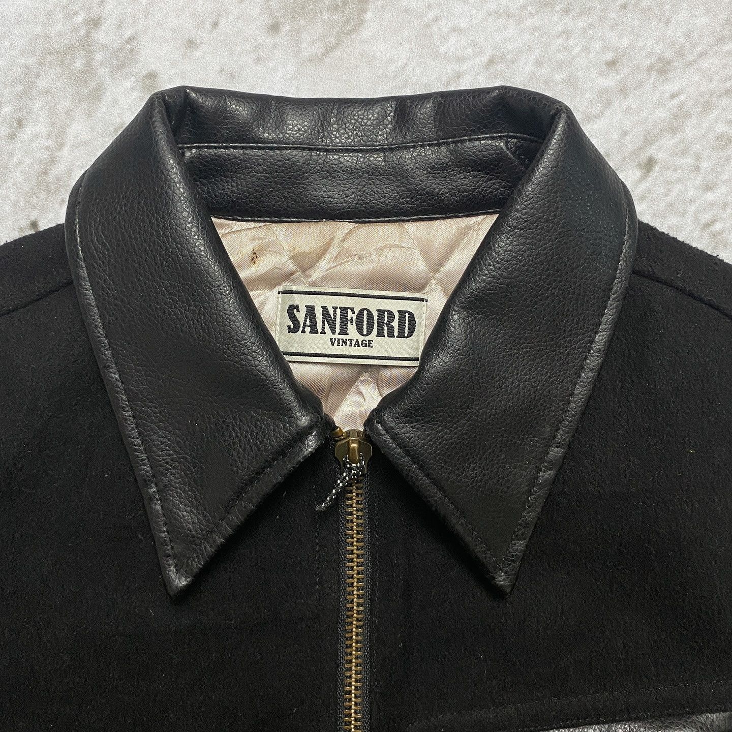 Vintage Sanford Vintage Horsehide Sport Wool Jacket Size US S / EU 44-46 / 1 - 3 Thumbnail