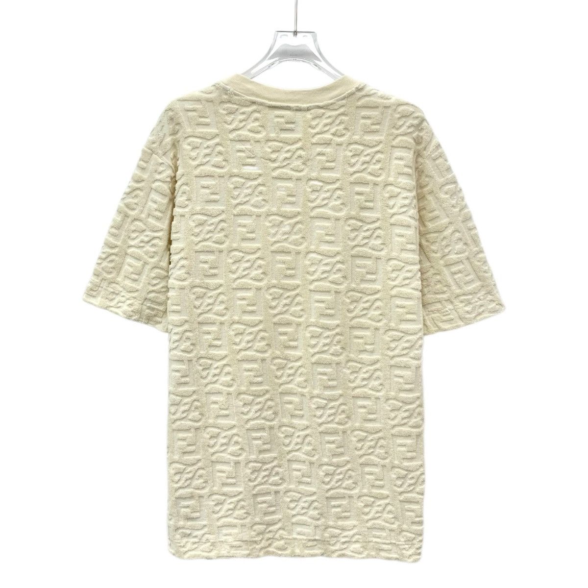 Fendi Fendi Embossed All-over Print Short Sleeve T-shirt K26WX Size XS / US 0-2 / IT 36-38 - 2 Thumbnail