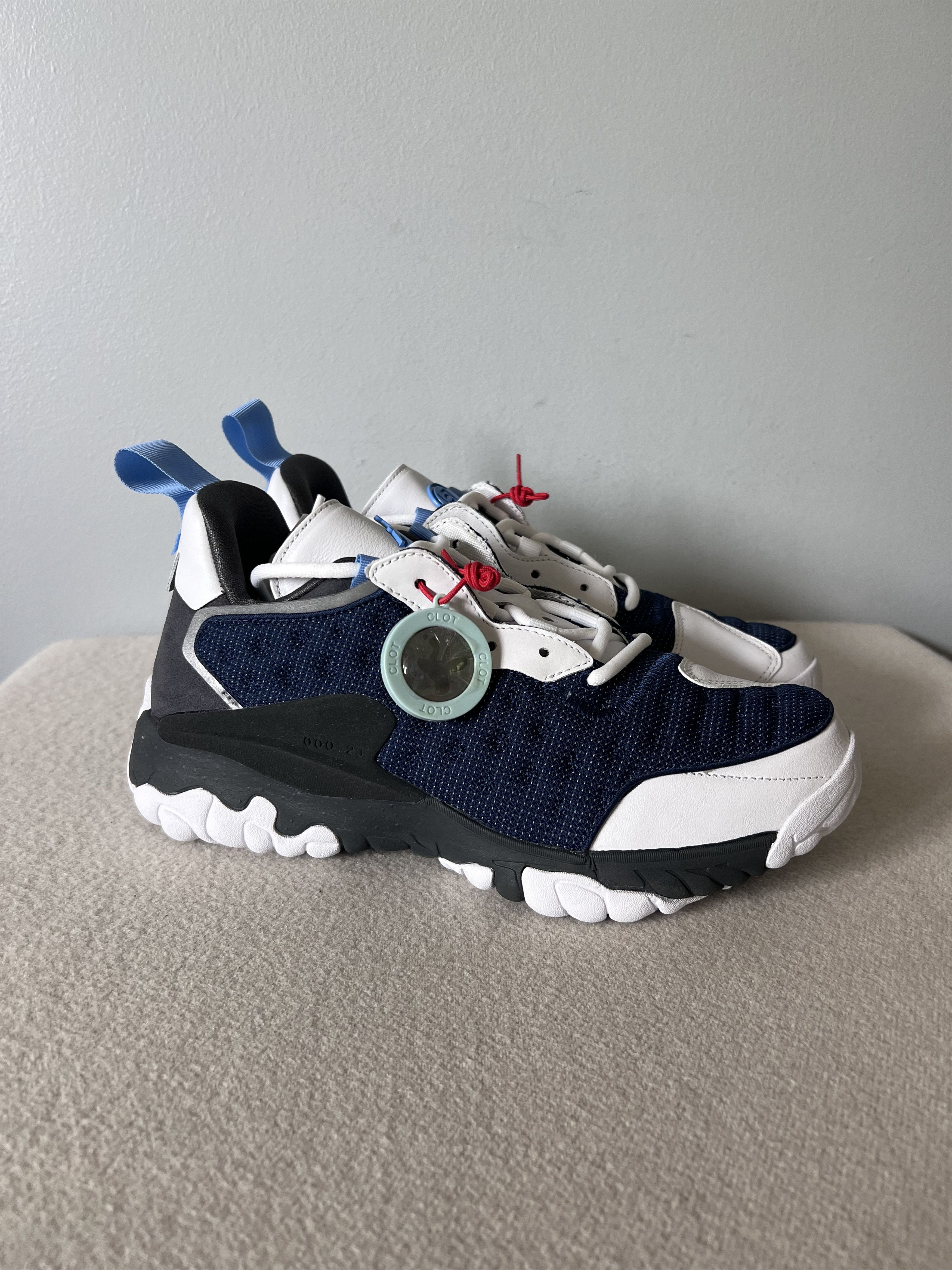 CLOT × Jordan Brand CLOT Jordan Delta 2 SP in Flint Blue Size US 8 / EU 41 - 1 Thumbnail