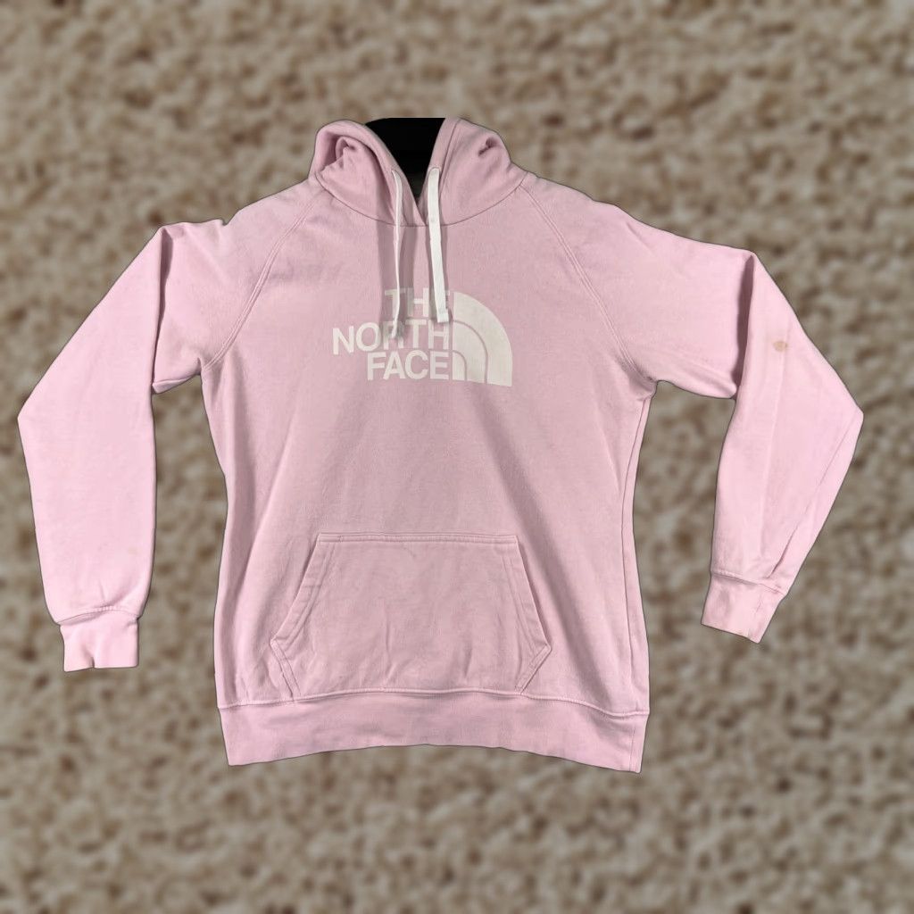 The North Face VINTAGE The North Face Sweater Shirt Womens M Pink Pullover Jersey Cotton Blend Logo 90s Theme Womens Size M / US 6-8 / IT 42-44 - 1 Thumbnail