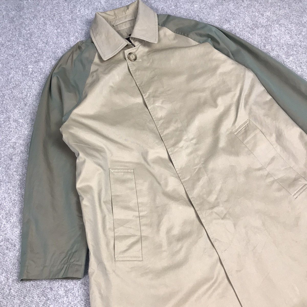 Japanese Brand THE SHINZONE MADE IN JAPAN TRANCE COAT BUTTON JACKET Size US M / EU 48-50 / 2 - 6 Thumbnail