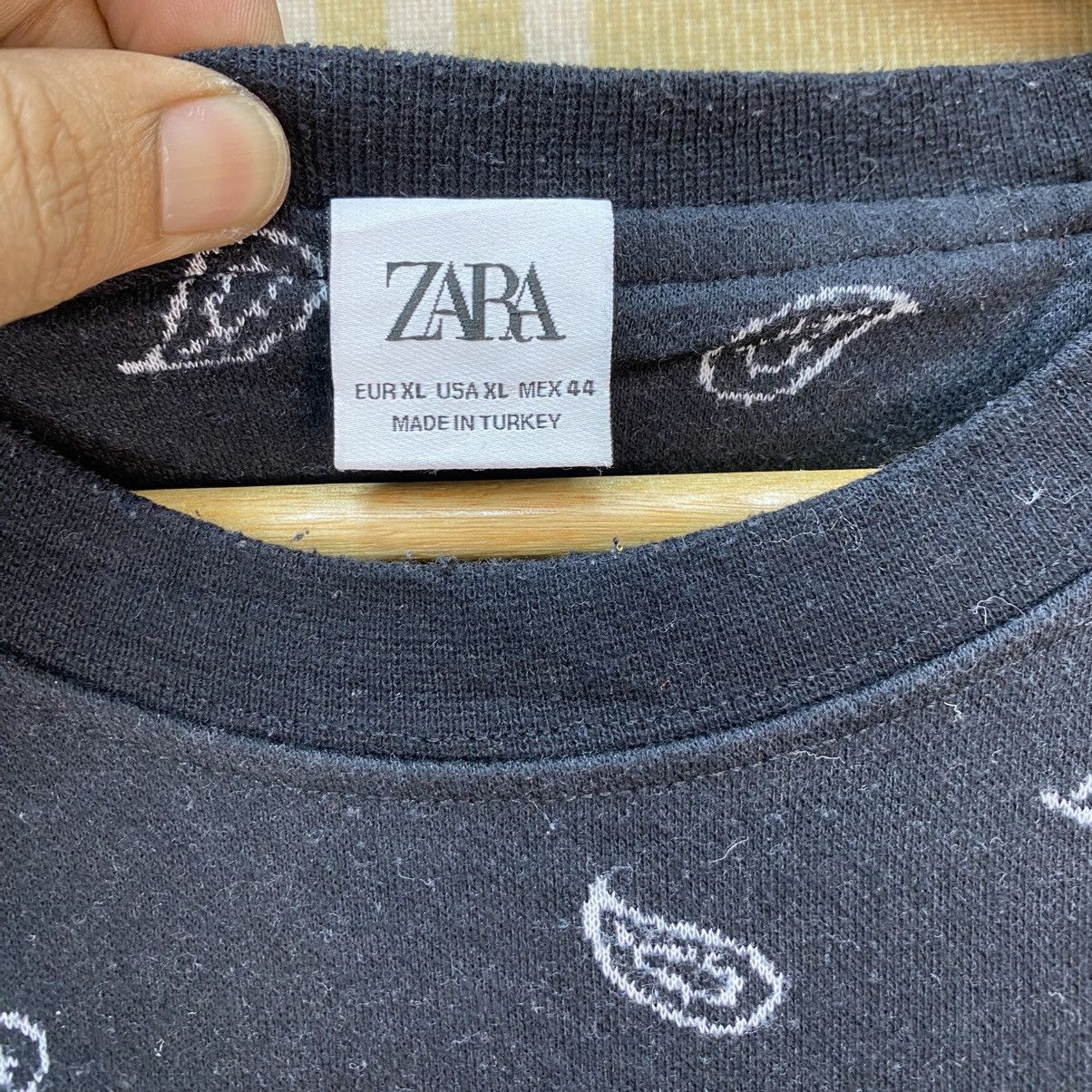 Zara 🫶 Zara crewneck sweatshirt paisley bandanna printed P Size M / US 6-8 / IT 42-44 - 4 Thumbnail