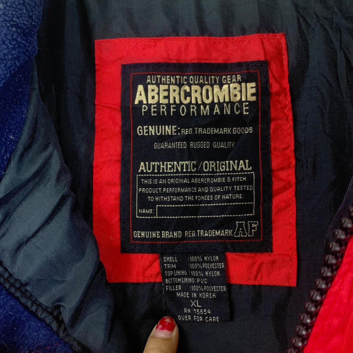Abercrombie & Fitch ABERCROMBIE & FITCH Sailing Gear Performance Coat Jacket Size US XL / EU 56 / 4 - 3 Thumbnail