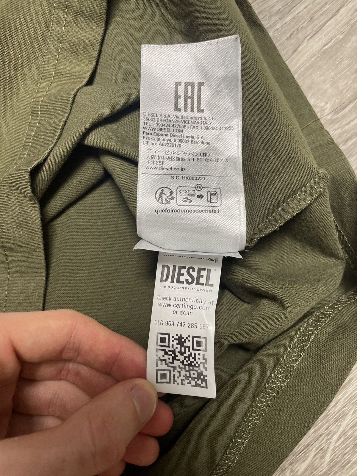 Diesel Diesel T-Diego Logo T-Shirt Size US L / EU 52-54 / 3 - 11 Thumbnail