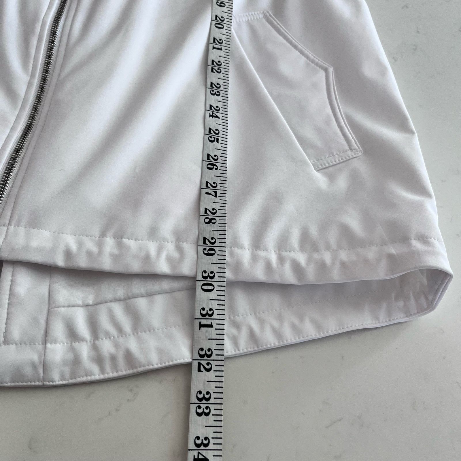 DKNY DKNY White Long Sleeve Zip Up Windbreaker Jacket Size L / US 10 / IT 46 - 12 Thumbnail