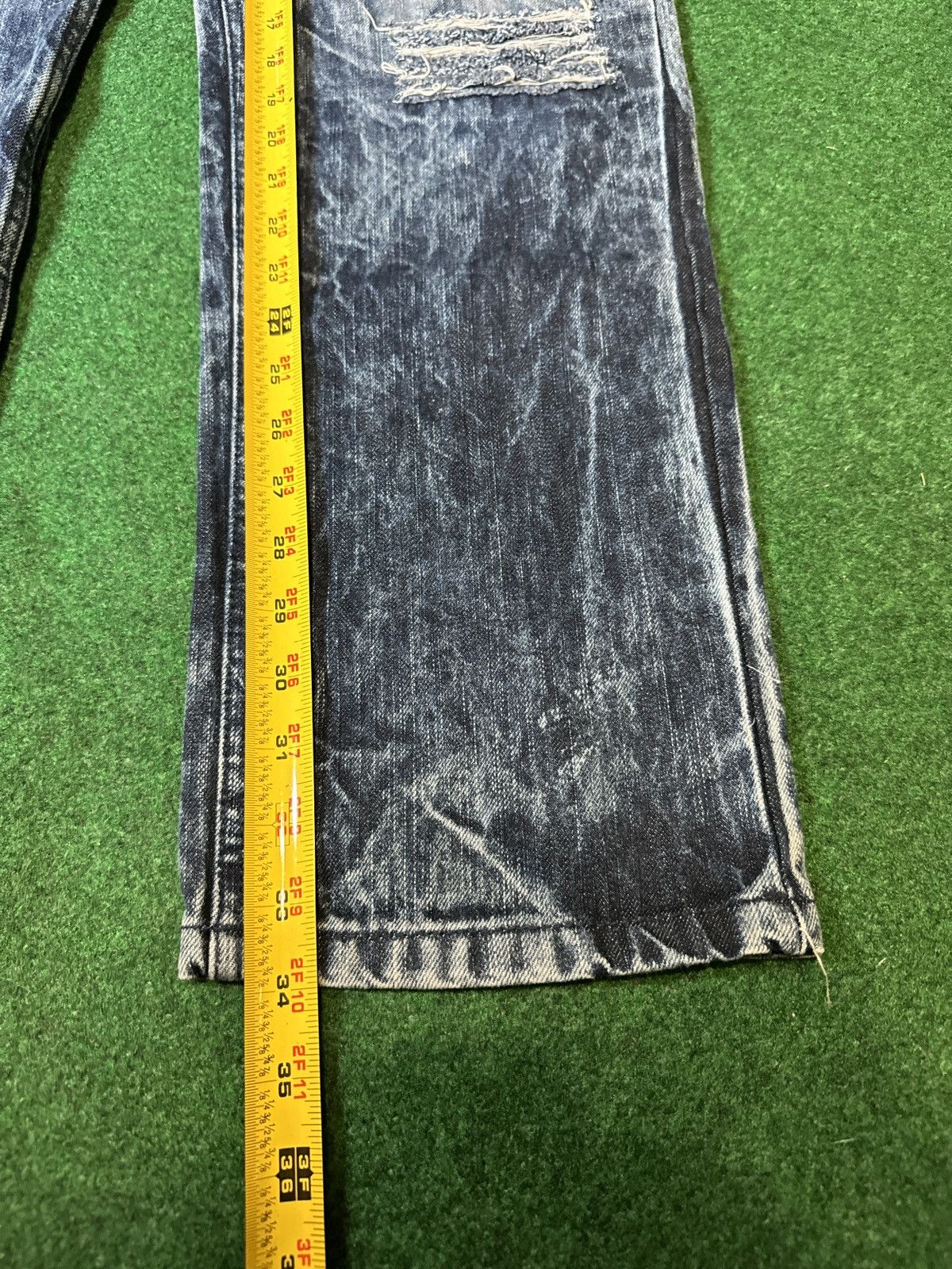 Southpole × Vintage Y2K Southpole Acid Wash Distressed Mens Slim Hip Hop Jeans Size US 36 / EU 52 - 7 Thumbnail