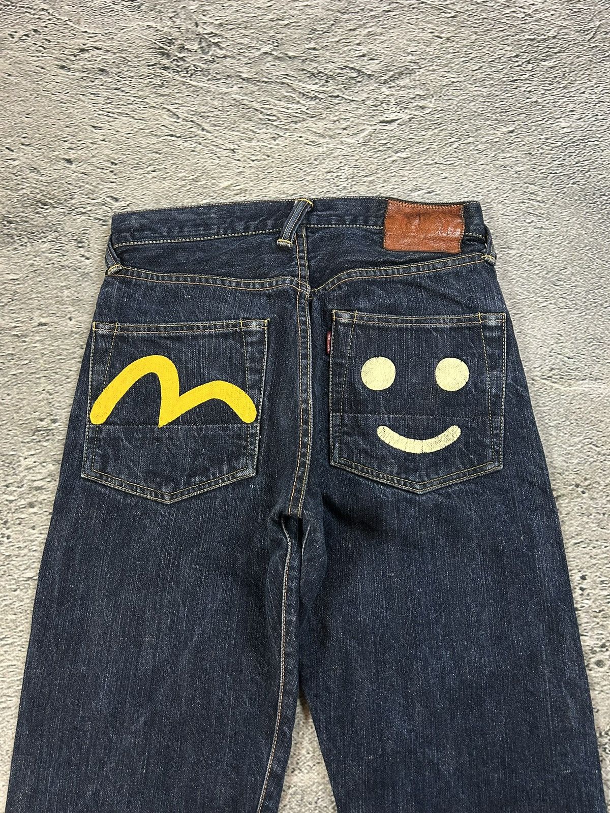 Evisu Evisu Yamane jeans smiley face Japanese vintage seagull Size 28" / US 6 / IT 42 - 2 Thumbnail