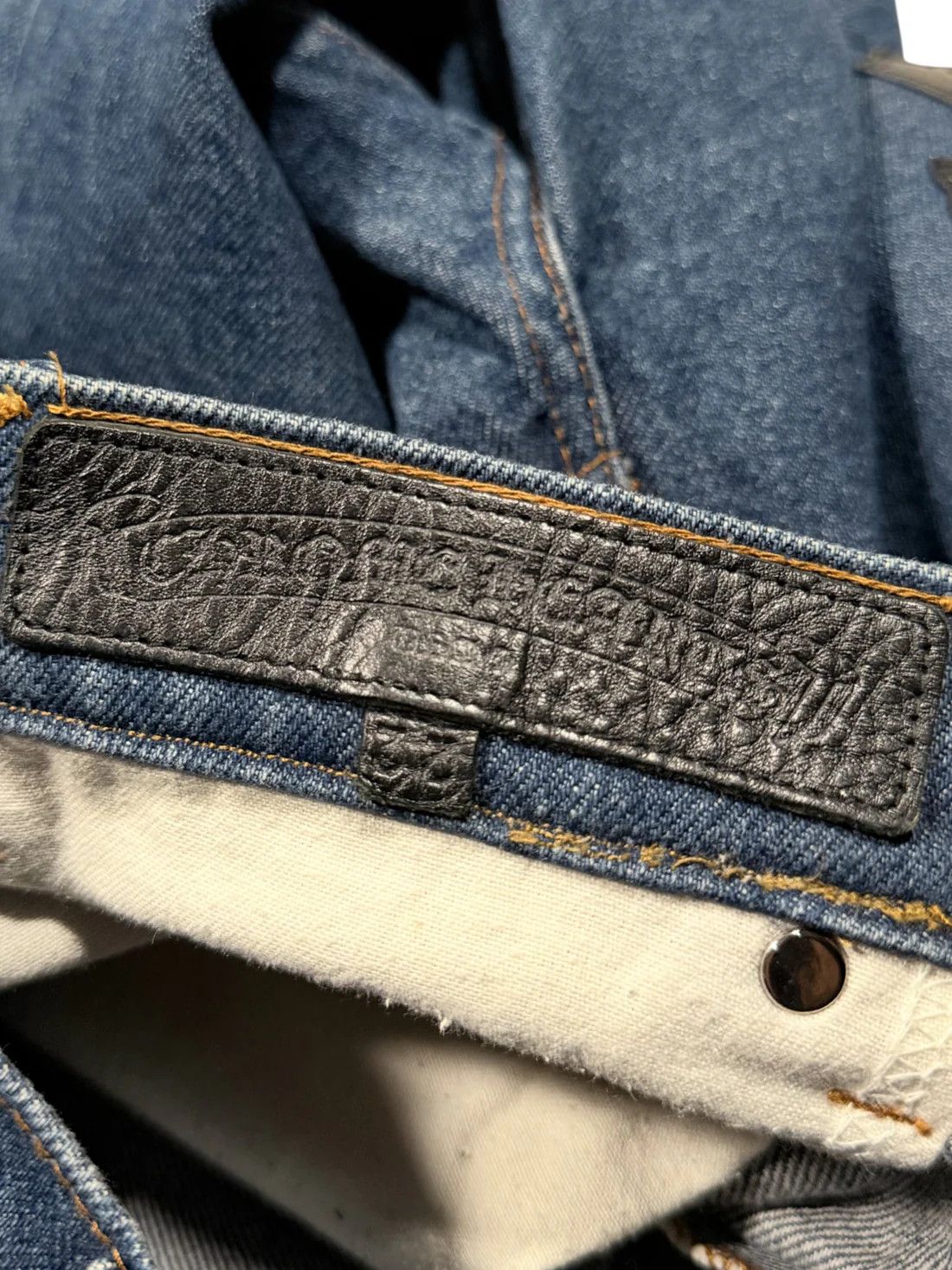 Chrome Hearts Cross Patch Levi's 517 Jeans Size US 34 / EU 50 - 12 Thumbnail