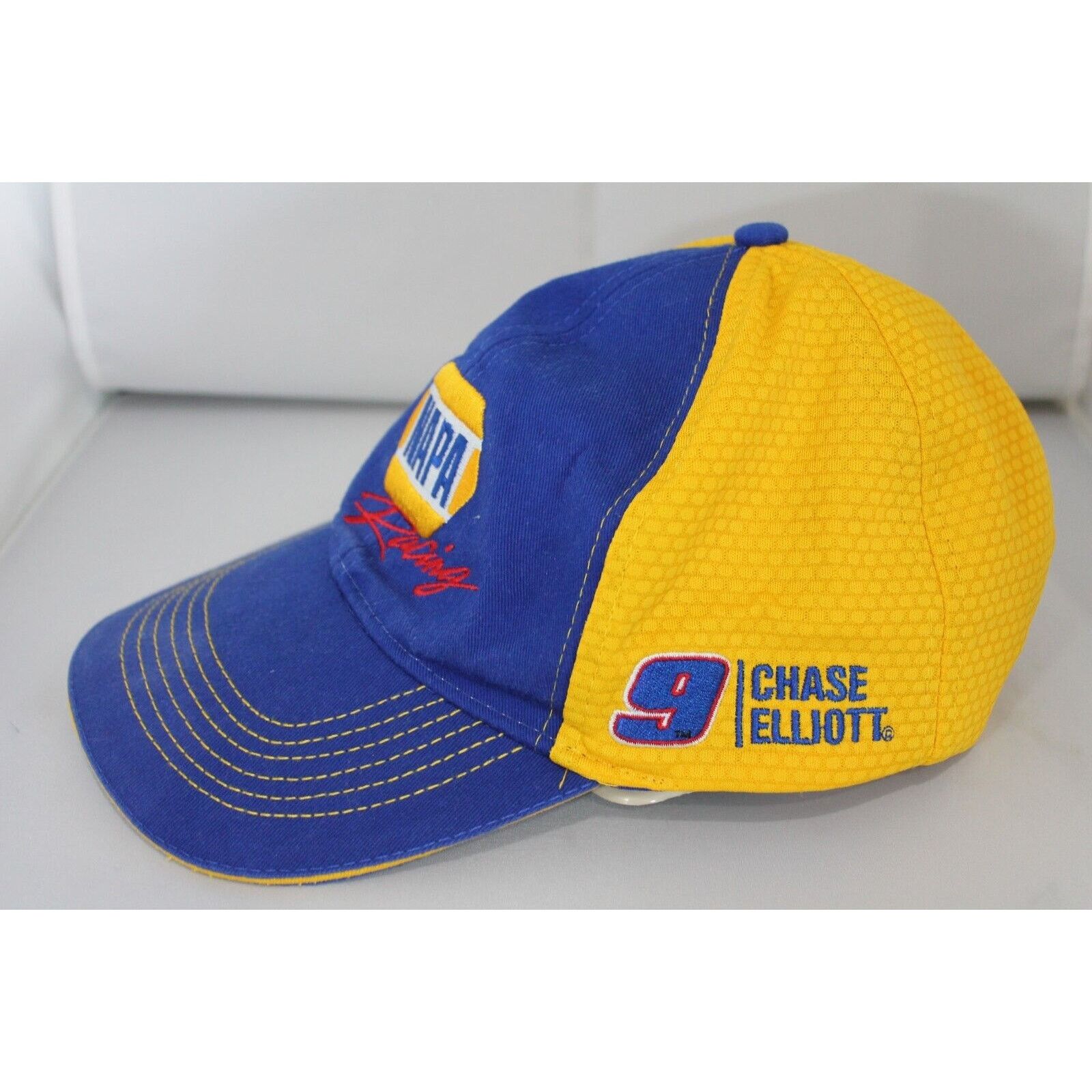 NASCAR Chase Elliott #9 NAPA Racing NASCAR Hat. Blue/Yellow Limited Size ONE SIZE - 3 Thumbnail