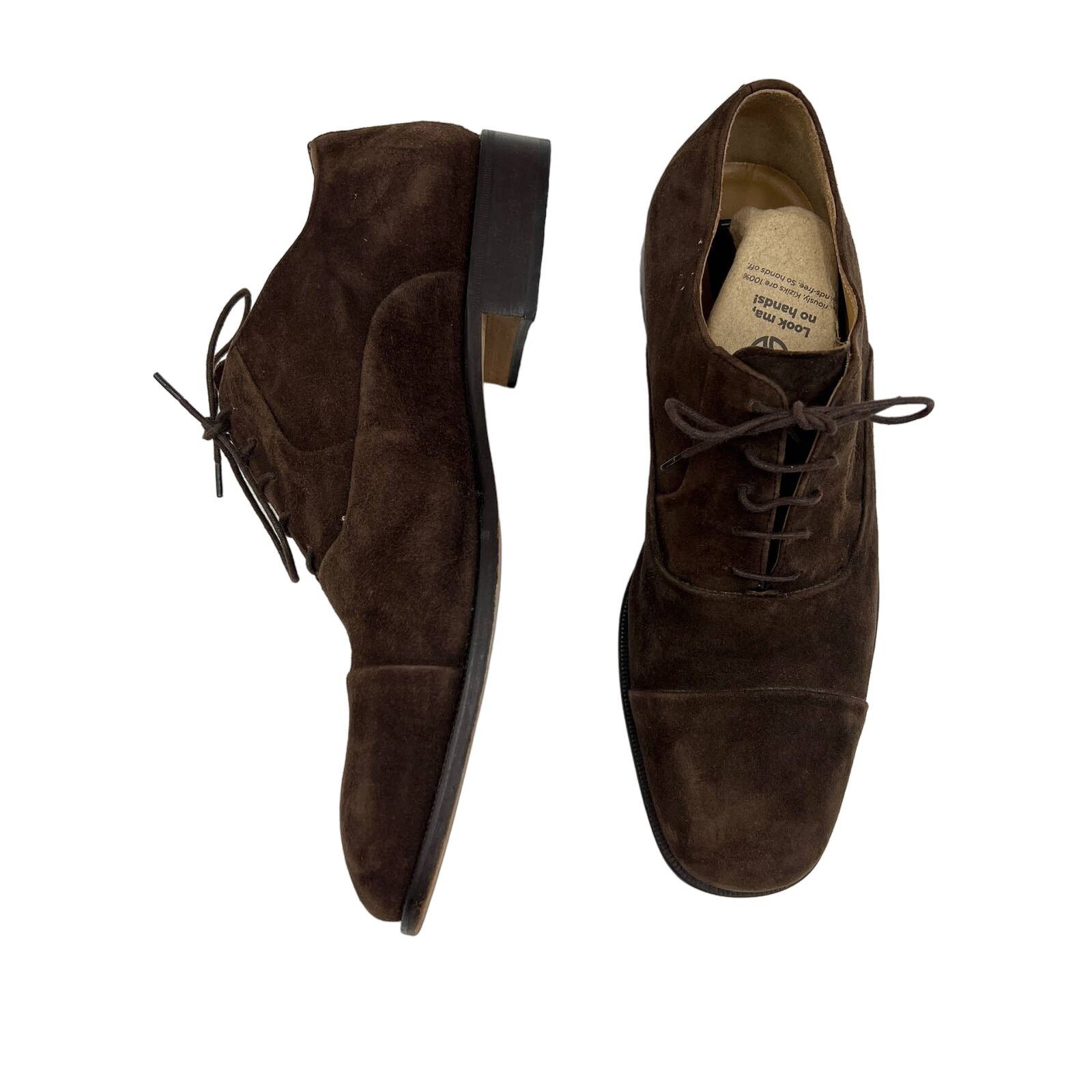 Other Steeple Gate Oxford Suede Brown Dress Shoe Leather Lace Up Size US 9 / EU 42 - 1 Thumbnail