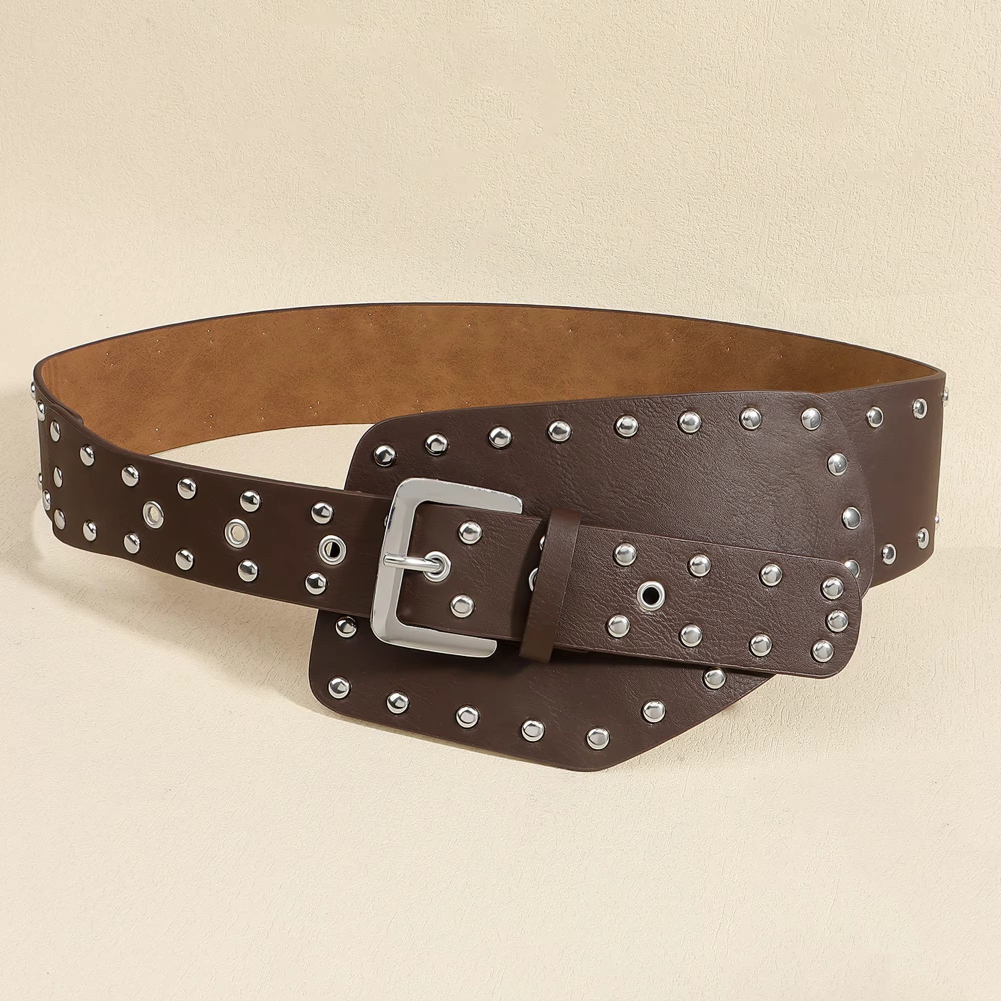 Japanese Brand Hottie Rivet Wide Skirt Pants Accessories Belt Size ONE SIZE - 3 Thumbnail