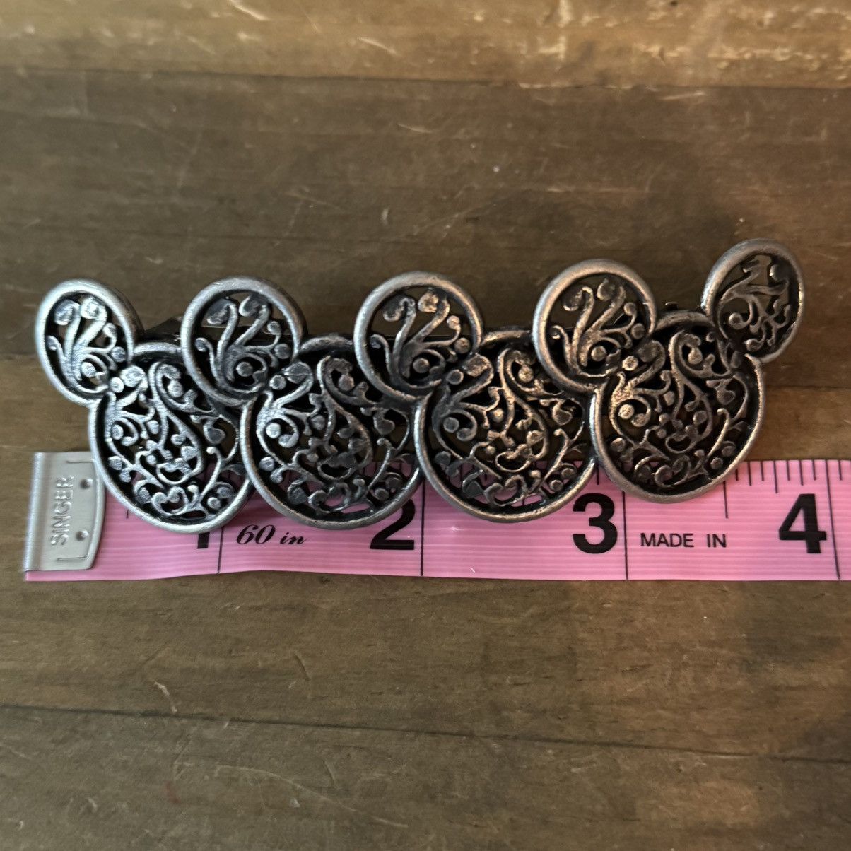 Vintage Vintage Made in France silver tone filigree barrette Size ONE SIZE - 2 Thumbnail