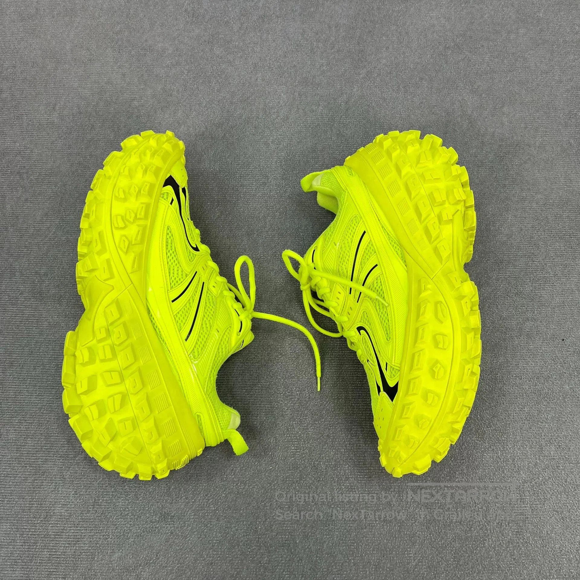 Balenciaga Balenciaga Defender Fluorescent Green Sneakers. Size US 10 / EU 43 - 4 Thumbnail