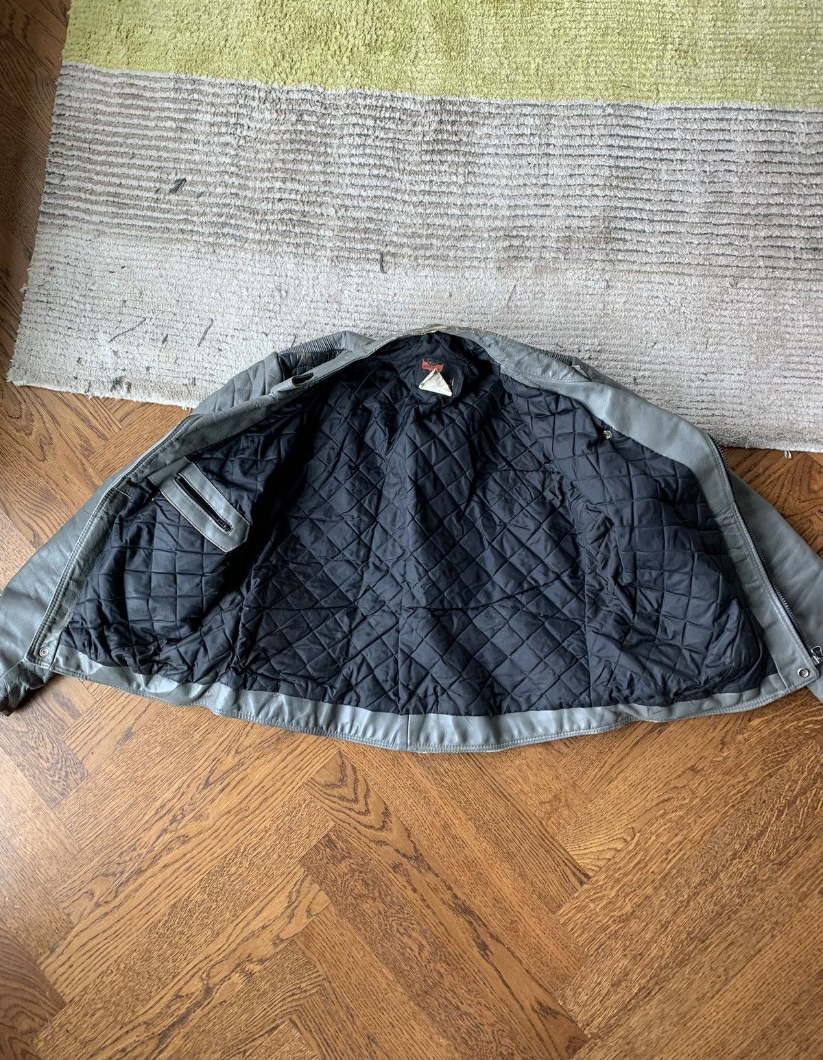 Other × Vintage 80s Bristol Golden Crown Vintage Leather Motorcycle Jacket S Size US M / EU 48-50 / 2 - 5 Thumbnail