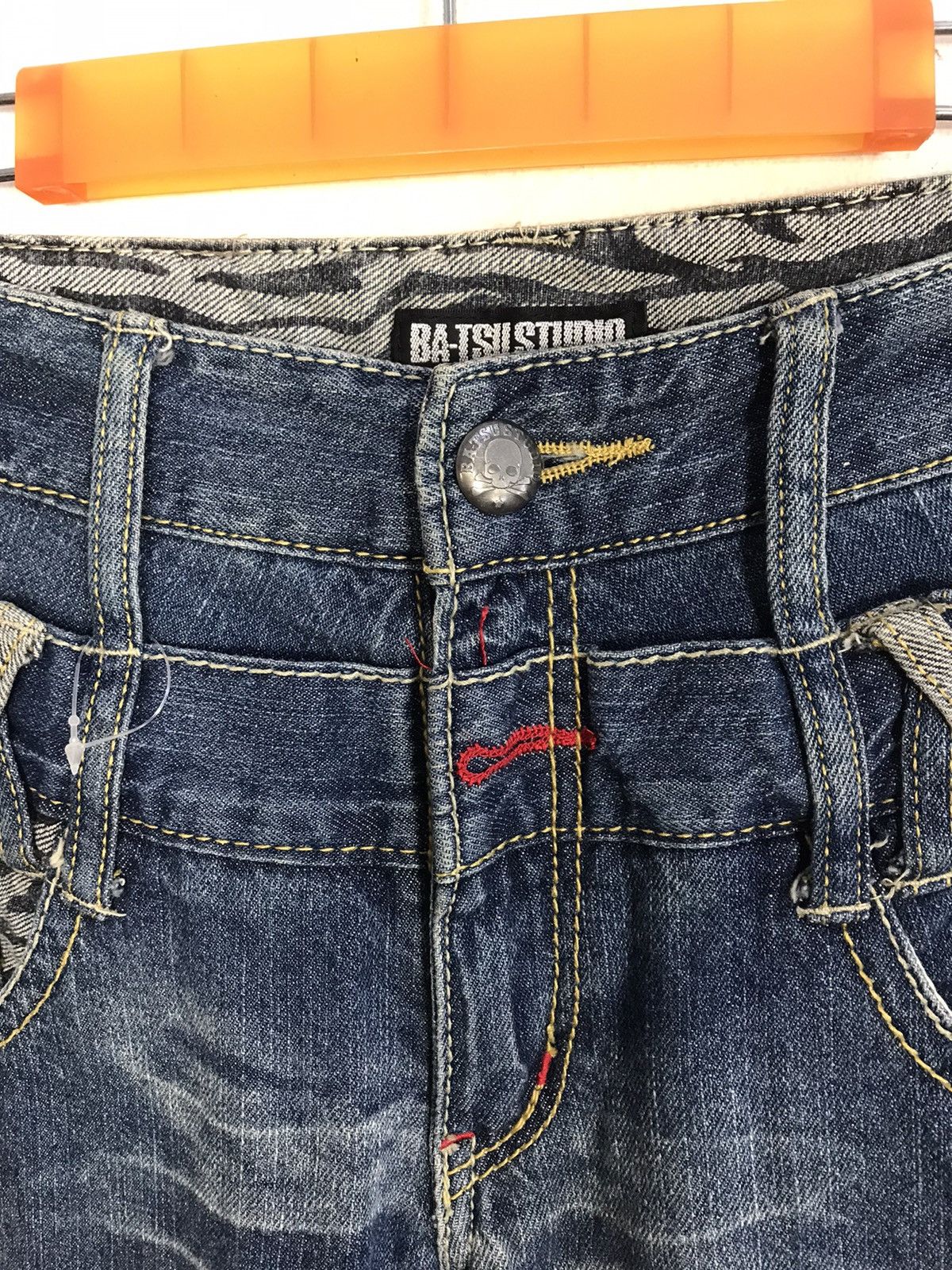 Japanese Brand Hype Japanese Brand Bat-su Studio Double Waist Denim Jeans Size US 30 / EU 46 - 5 Thumbnail
