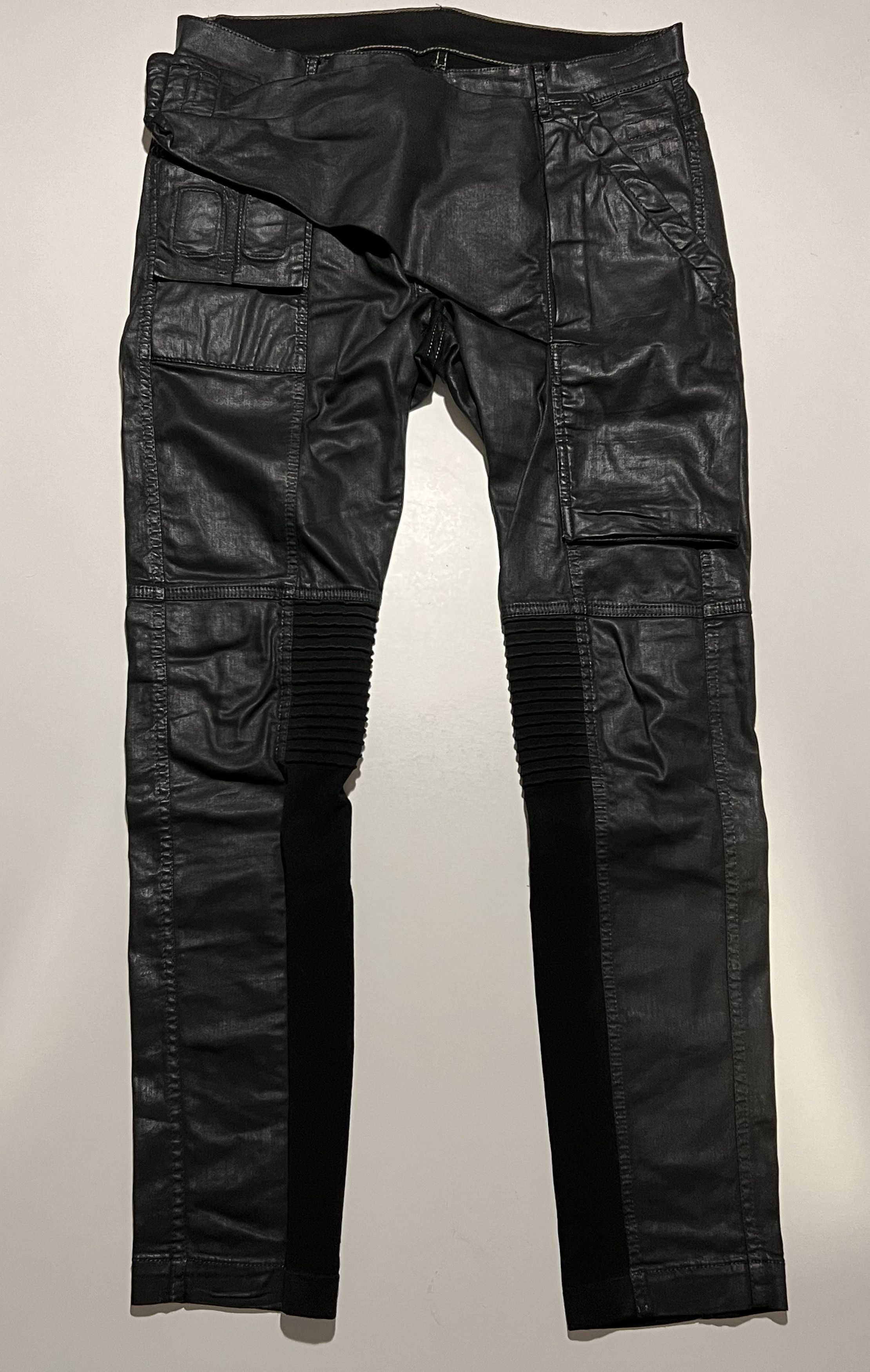 Rick Owens Rick owens drkshdw waxed Memphis cut jeans sz31 | Grailed