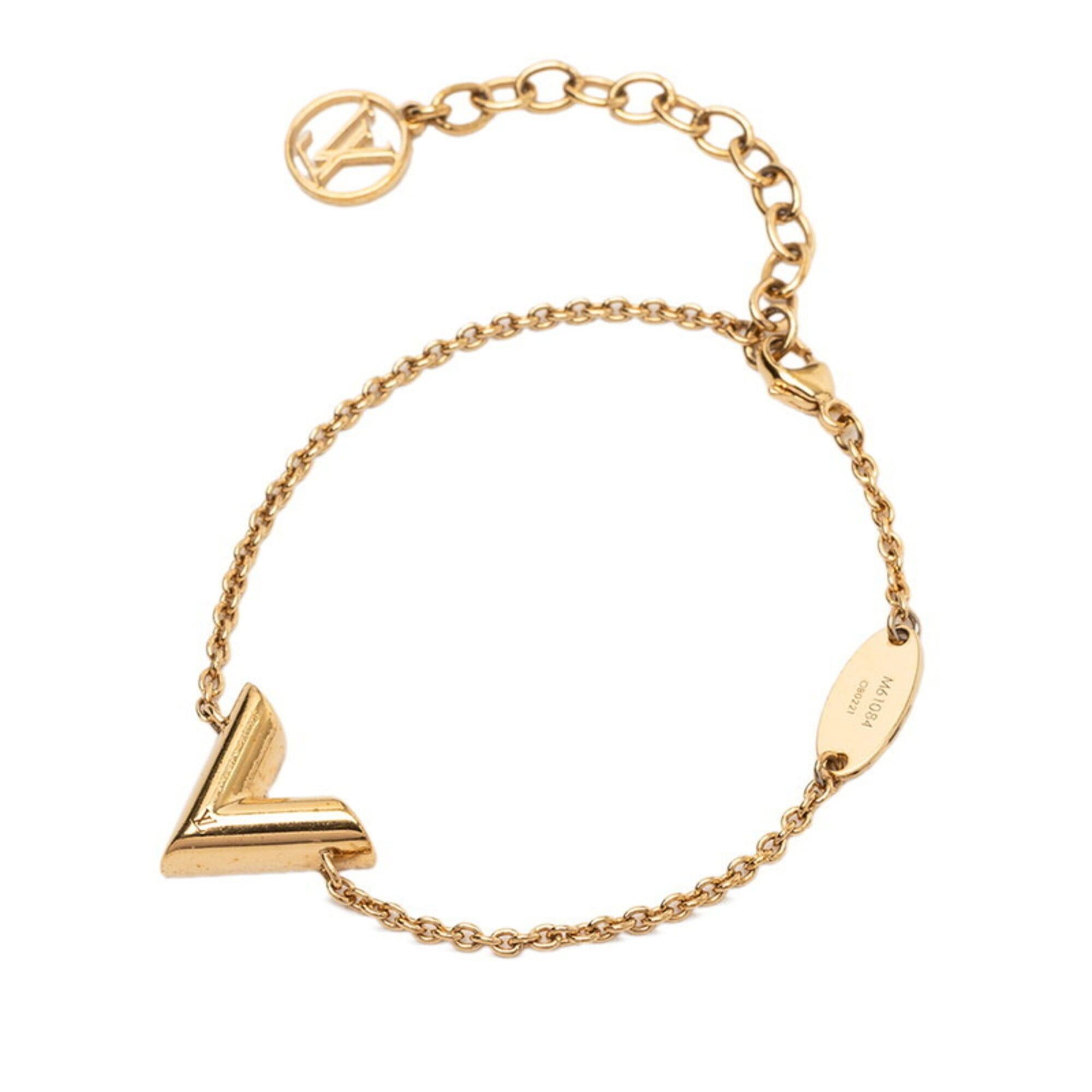 Louis Vuitton Louis Vuitton Essential V Bracelet M61084 Gold 
