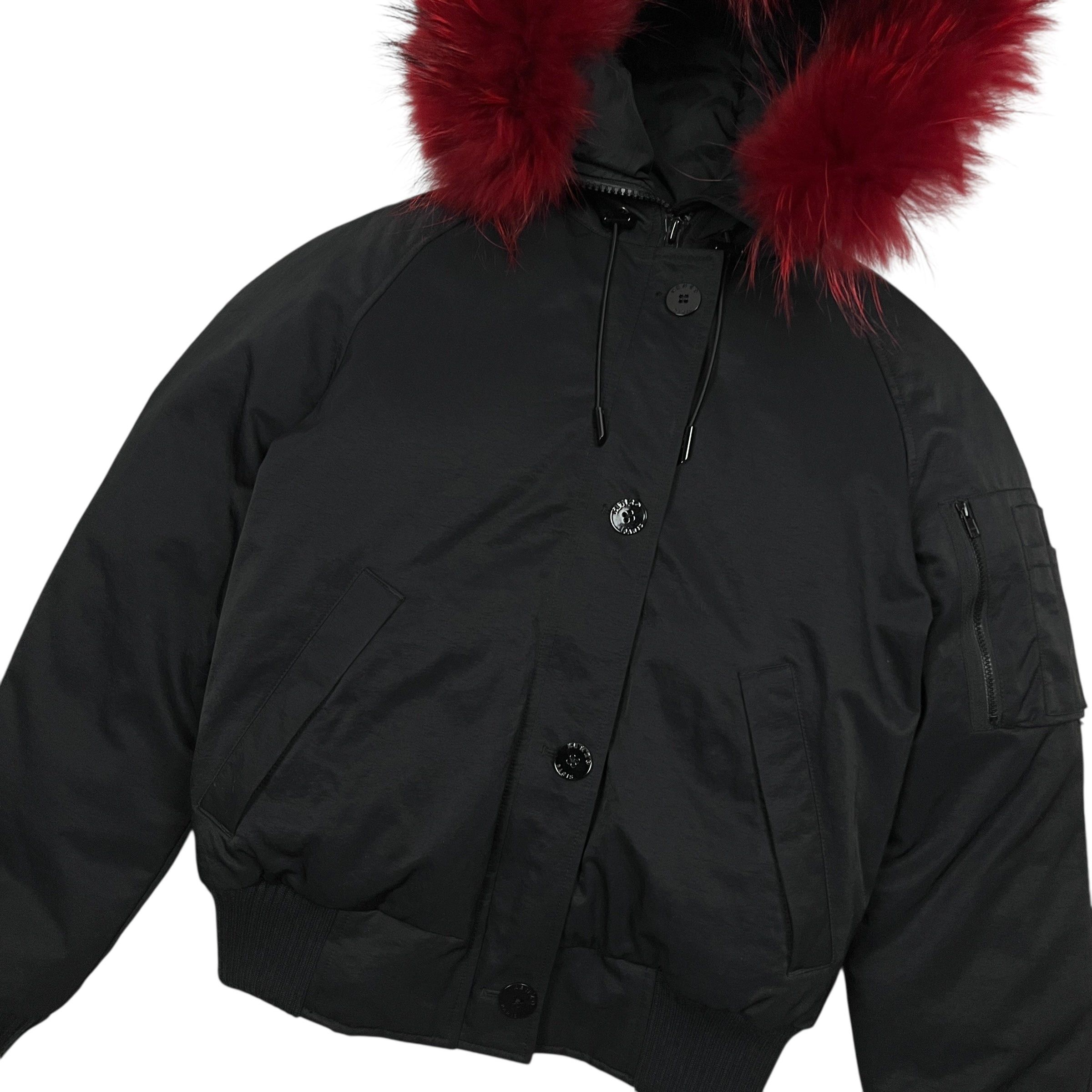 Kenzo Women’s Kenzo Paris Fur Hooded Bomber Jacket - Size XS/S Size S / US 4 / IT 40 - 3 Thumbnail