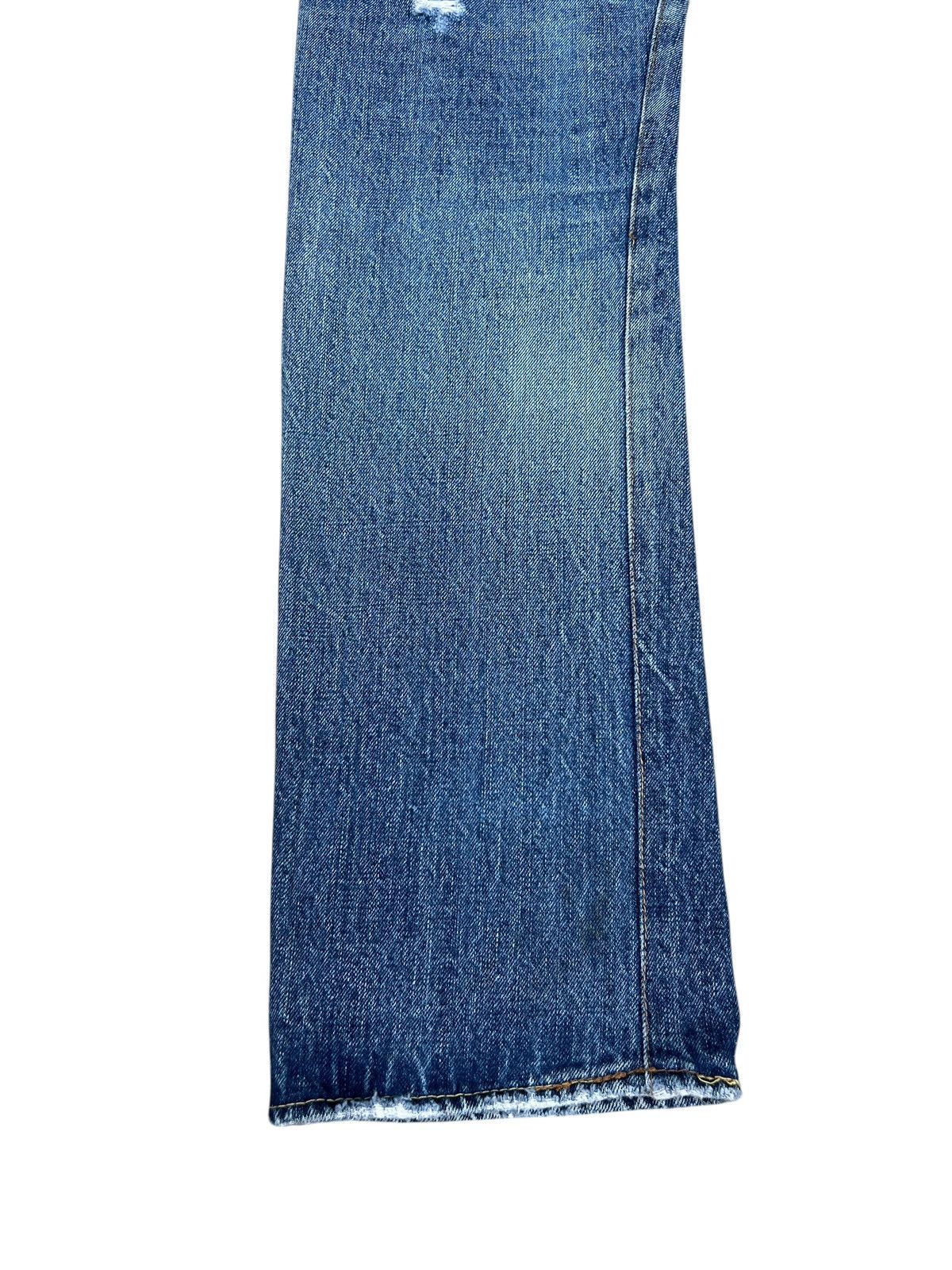 Sugar Cane Trashed Vintage Sugar Cane Distress Denim Selvedge Jeans Size US 33 - 18 Thumbnail