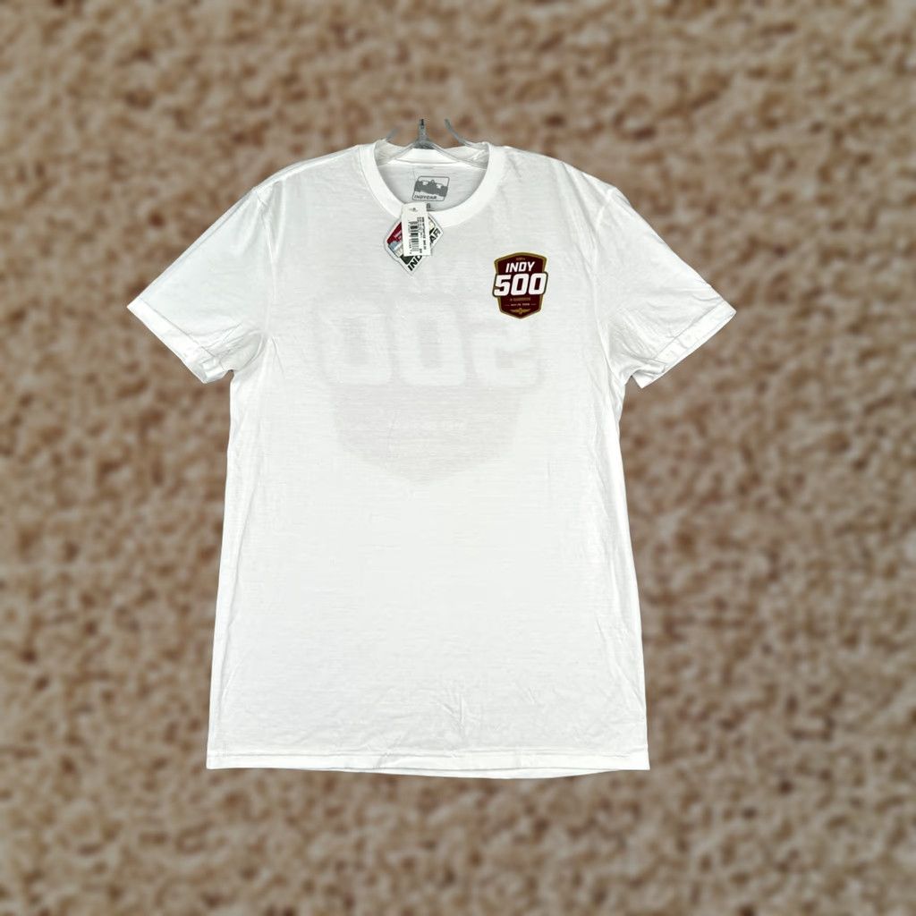 Vintage Indycar Shirt Adult Small White 2024 Indy 500 Gainbridge 108th 100% Cotton Legends Global Merchandise Shirt Men White Cotton Car Racing Logo 90s Theme Size US S / EU 44-46 / 1 - 1 Thumbnail