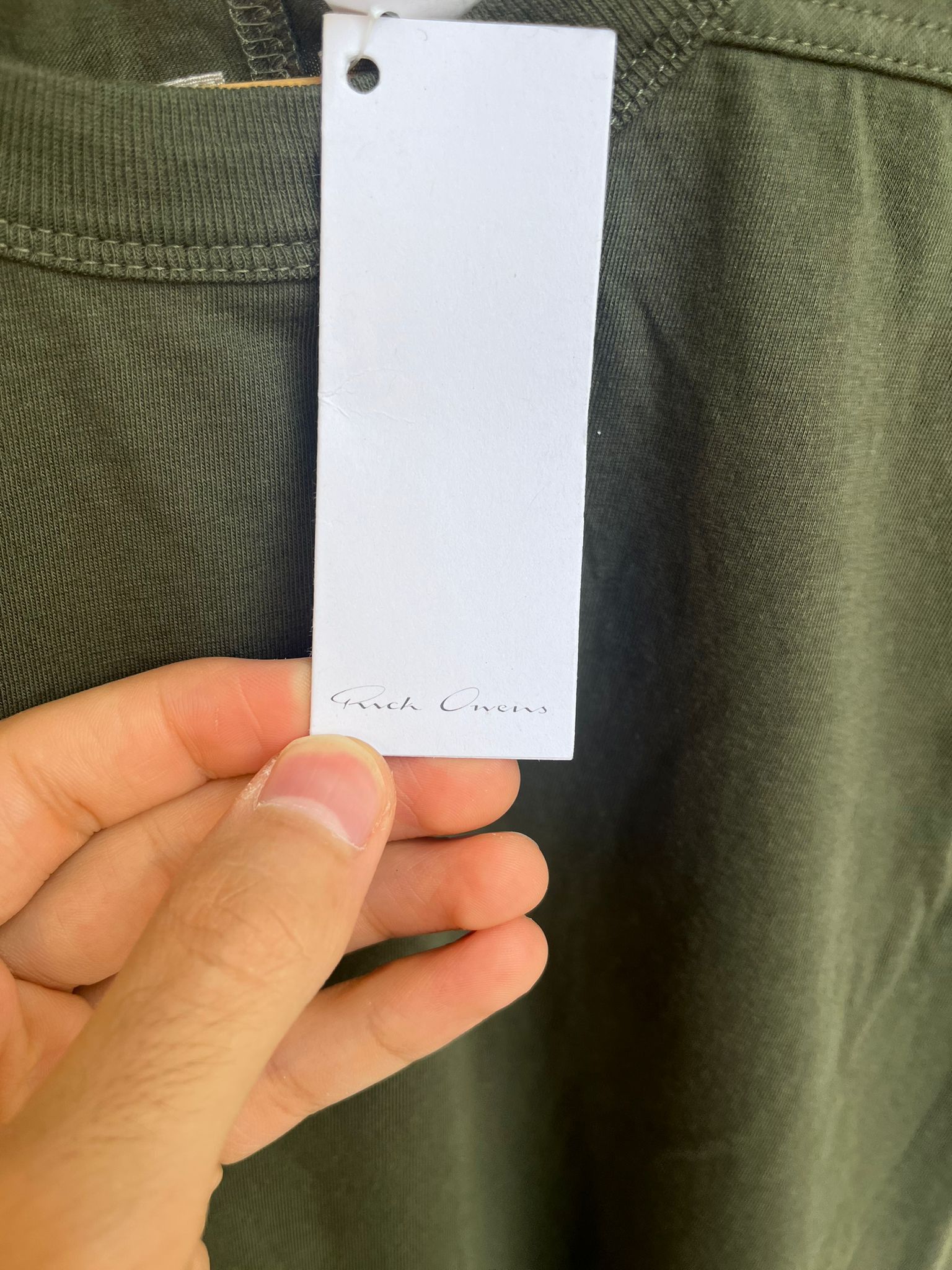Rick Owens Mainline Level T-Shirt in Green Size US M / EU 48-50 / 2 - 12 Thumbnail