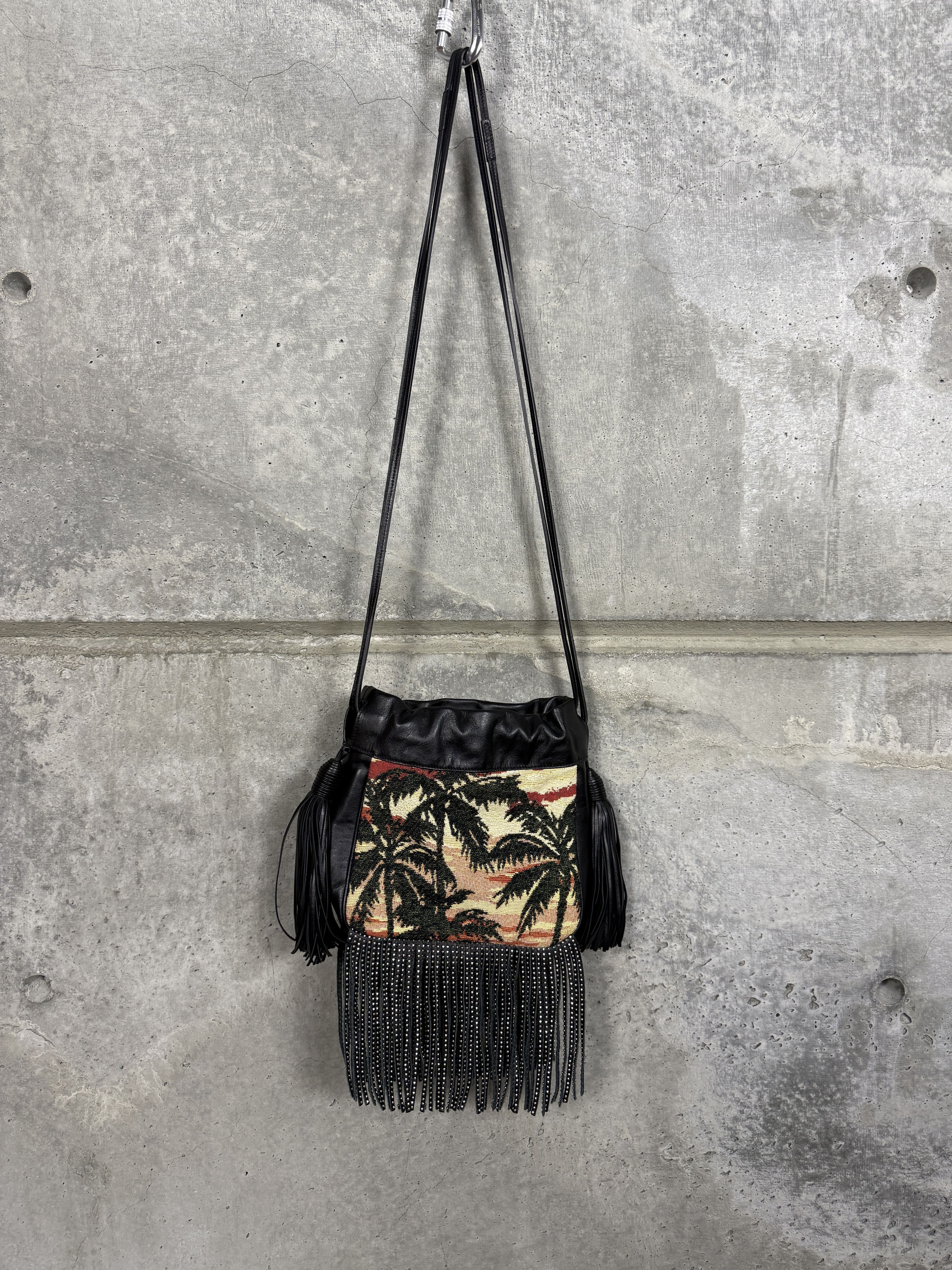 Saint Laurent Paris Saint Laurent Helena Sunset Fringe Bucket Bag Size ONE SIZE - 3 Thumbnail