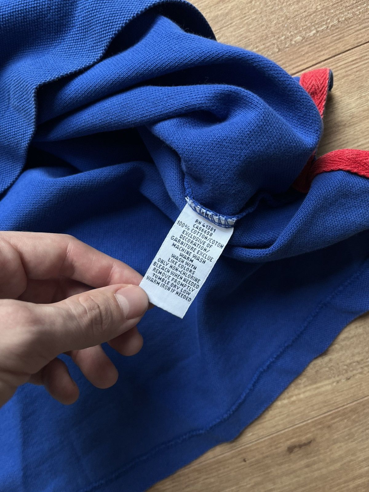 Polo Ralph Lauren 90’s POLO RALPH LAUREN RETRO BIG LOGO RARE POLO TEE Y2K Size US L / EU 52-54 / 3 - 7 Thumbnail