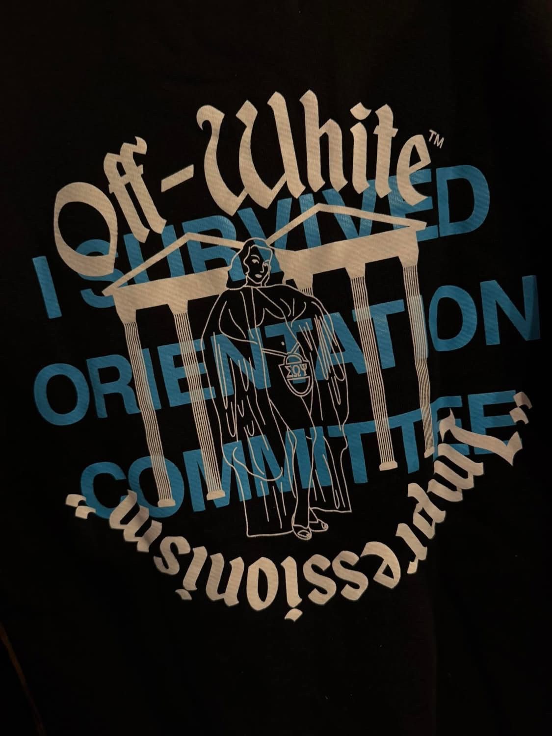 Off-White Off-white impressionism orientation Black crewneck Size US M / EU 48-50 / 2 - 7 Thumbnail