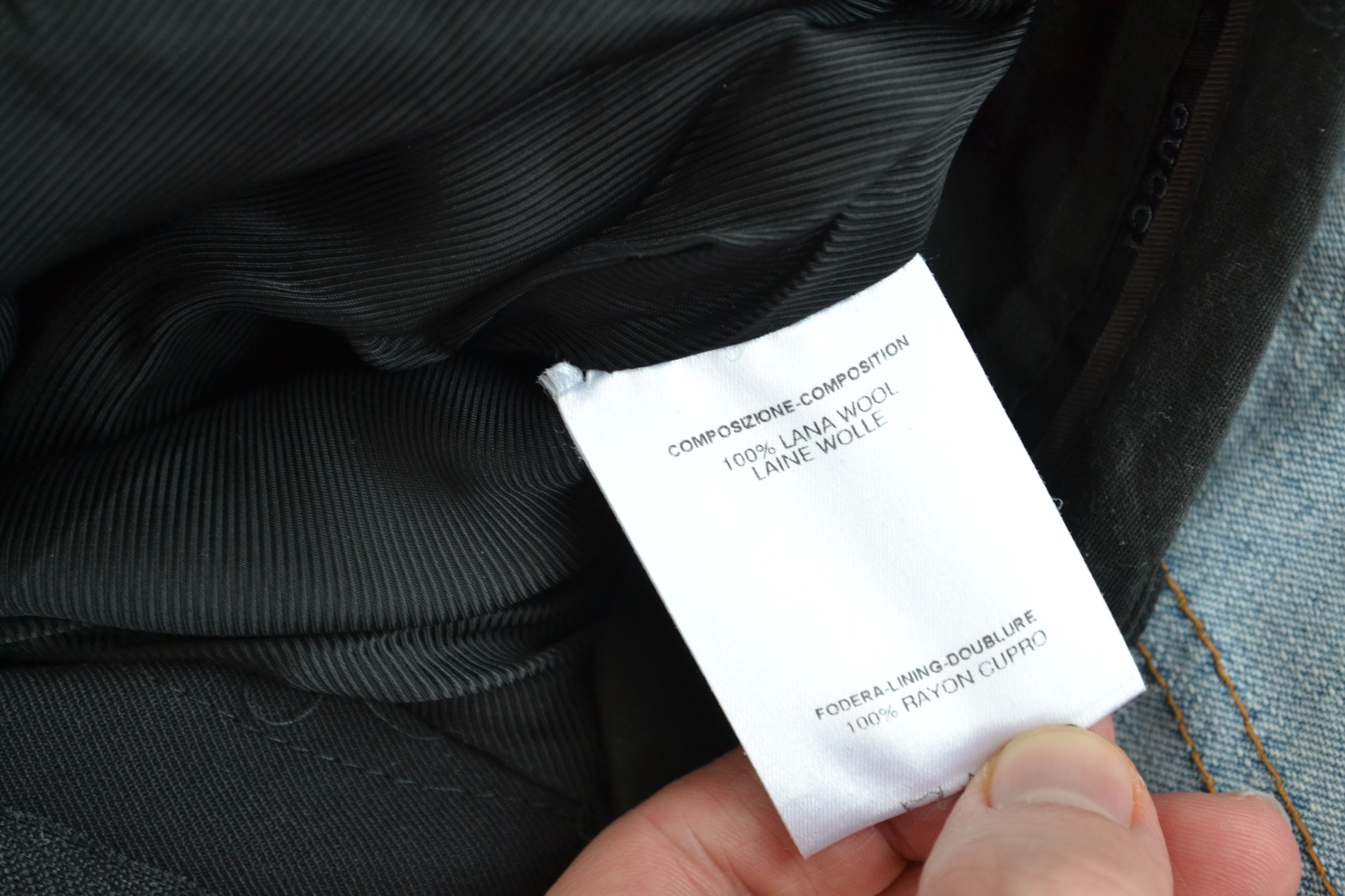 Gucci GUCCI Pants Wool Leather Ful Zip Vintage Black TOM FORD Size 26" / US 2 / IT 38 - 11 Thumbnail