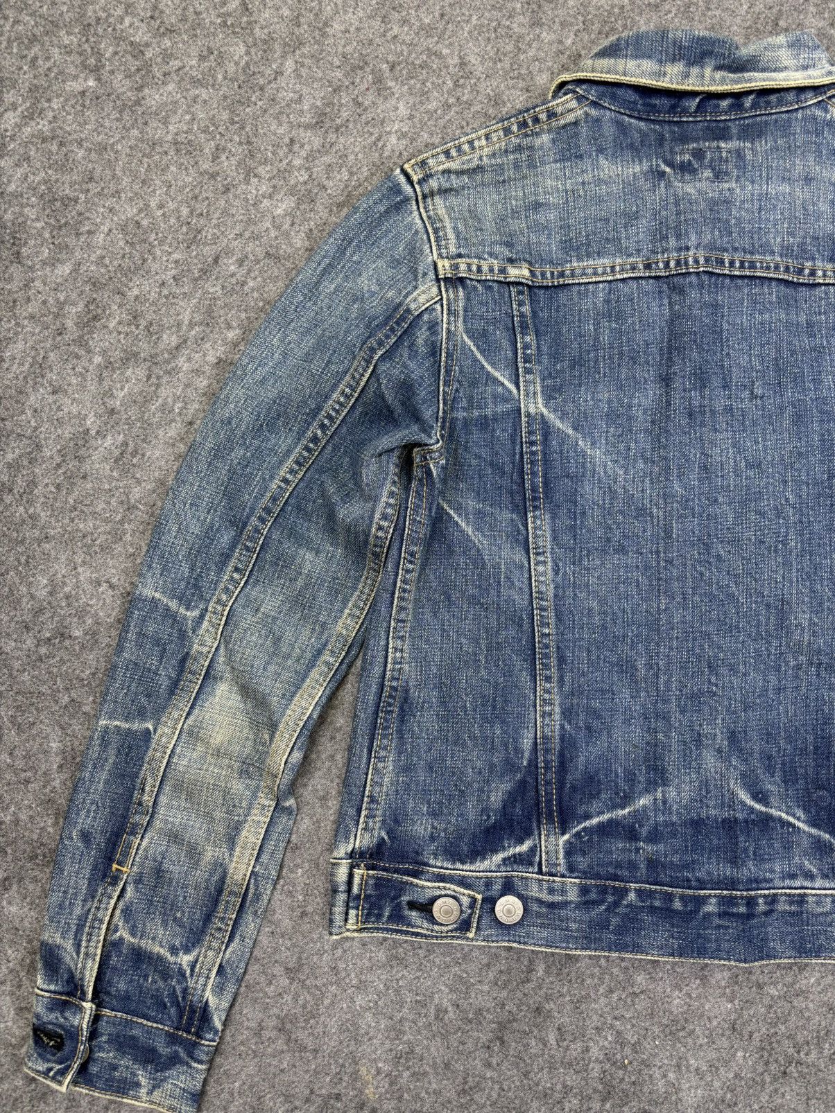 Spellbound 💥Raw Fades💥Vtg DMG Type 3 Trucker Jacket F951 Size US XS / EU 42 / 0 - 11 Thumbnail