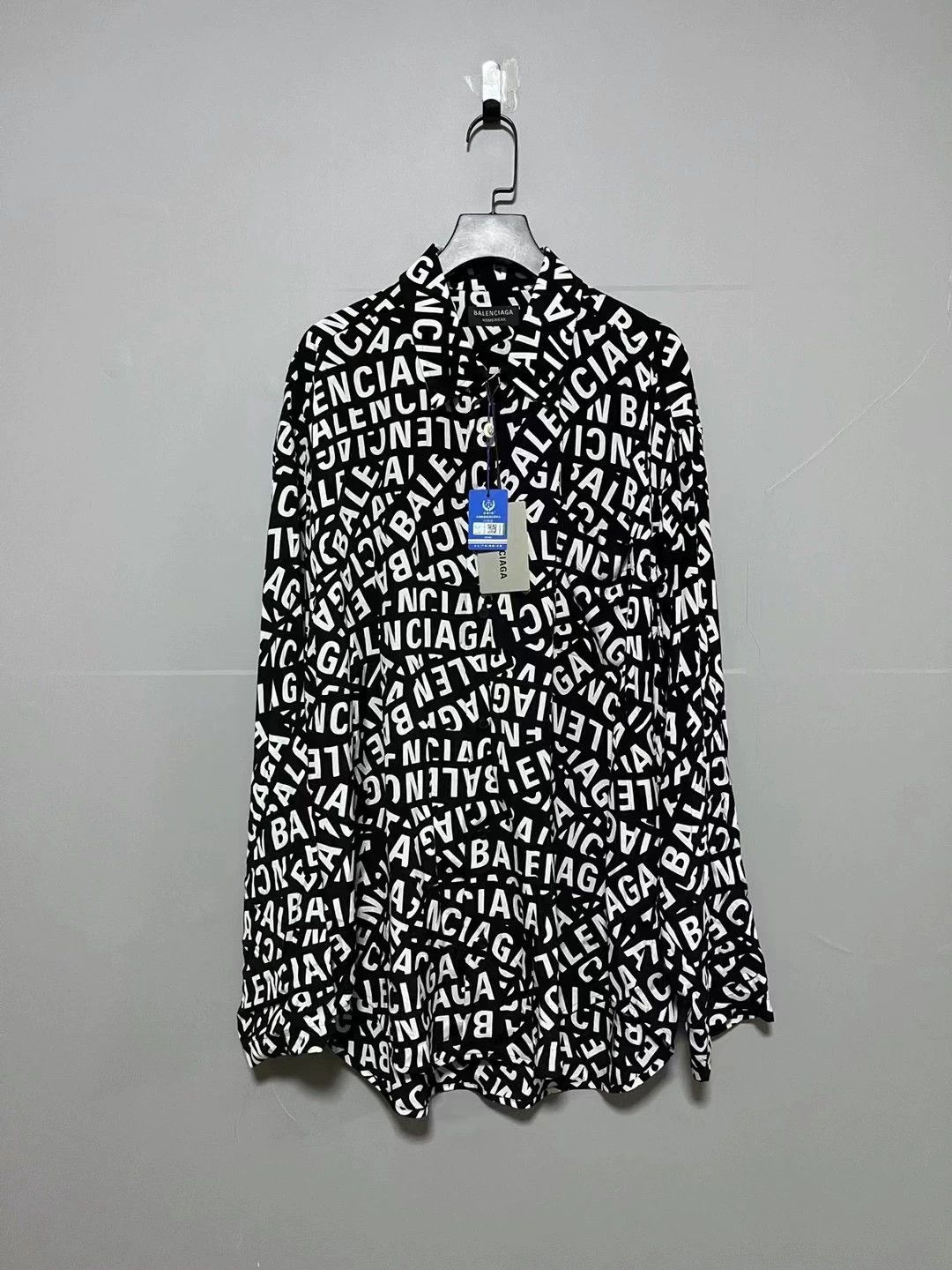Balenciaga Balenciaga New Full Print Shirt Size US XXS / EU 40 - 1 Thumbnail
