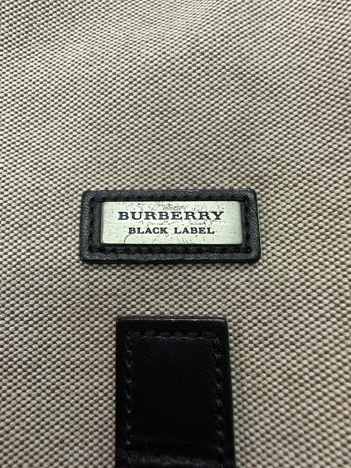 Burberry AUTHENTIC BURBERRY BLACK LABEL CANVAS CROSSBODY BAG Size ONE SIZE - 10 Thumbnail
