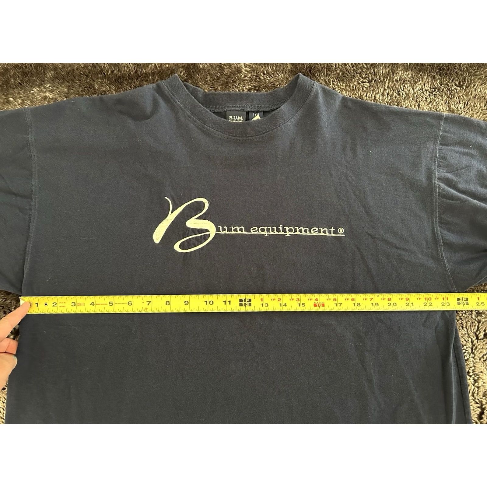 Vintage VINTAGE B.U.M. Equipment Women’s T-Shirt Shirt L Navy Boys? Size L / US 10 / IT 46 - 6 Thumbnail