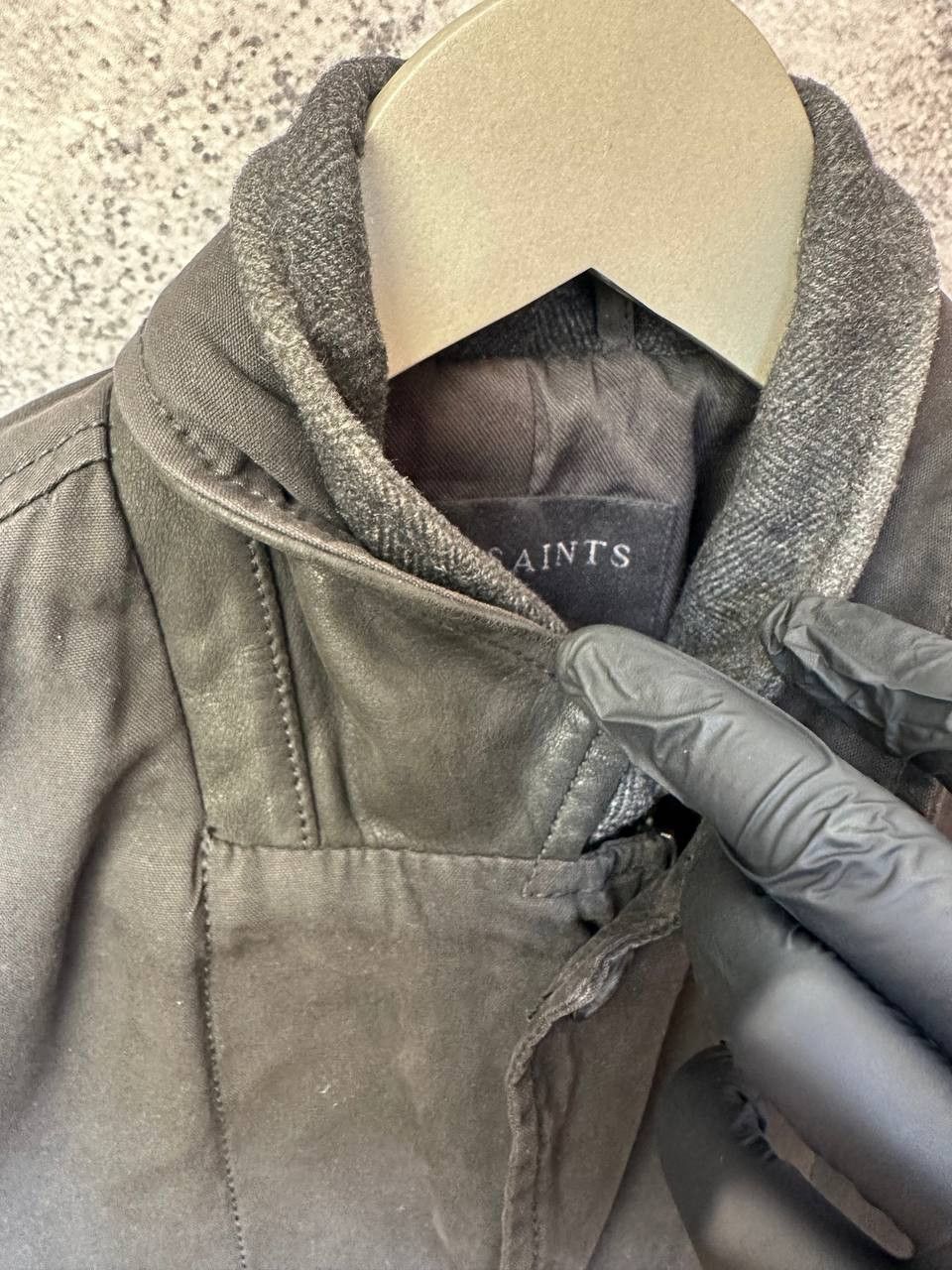 Allsaints ALLSAINTS ESTON BLAZER Black Cotton Jacket with Inner Collar Size US S / EU 44-46 / 1 - 13 Thumbnail