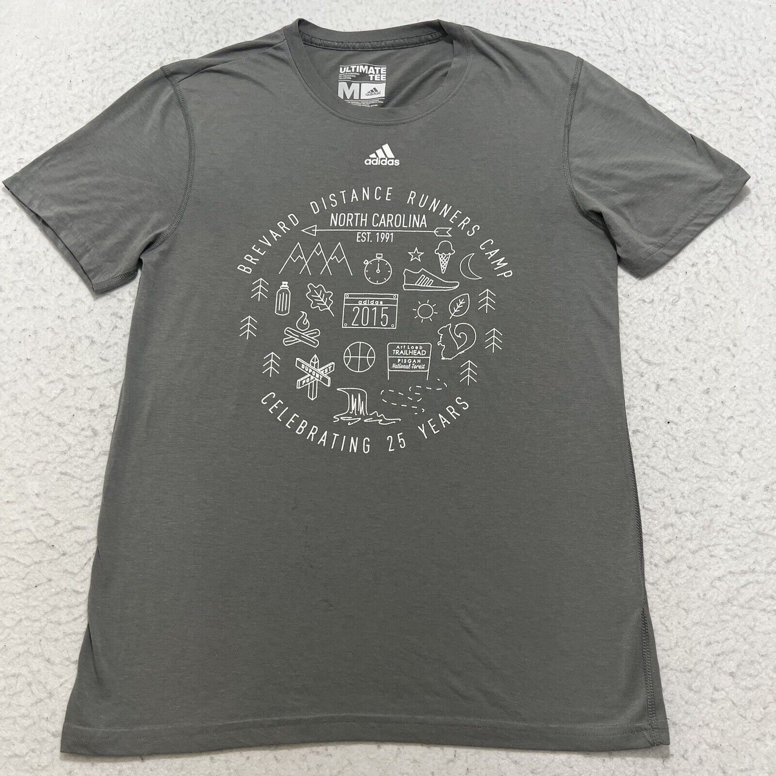 Adidas Adidas Ultimate Brevard Distance Runners Camp Graphic Tee Size US M / EU 48-50 / 2 - 1 Thumbnail