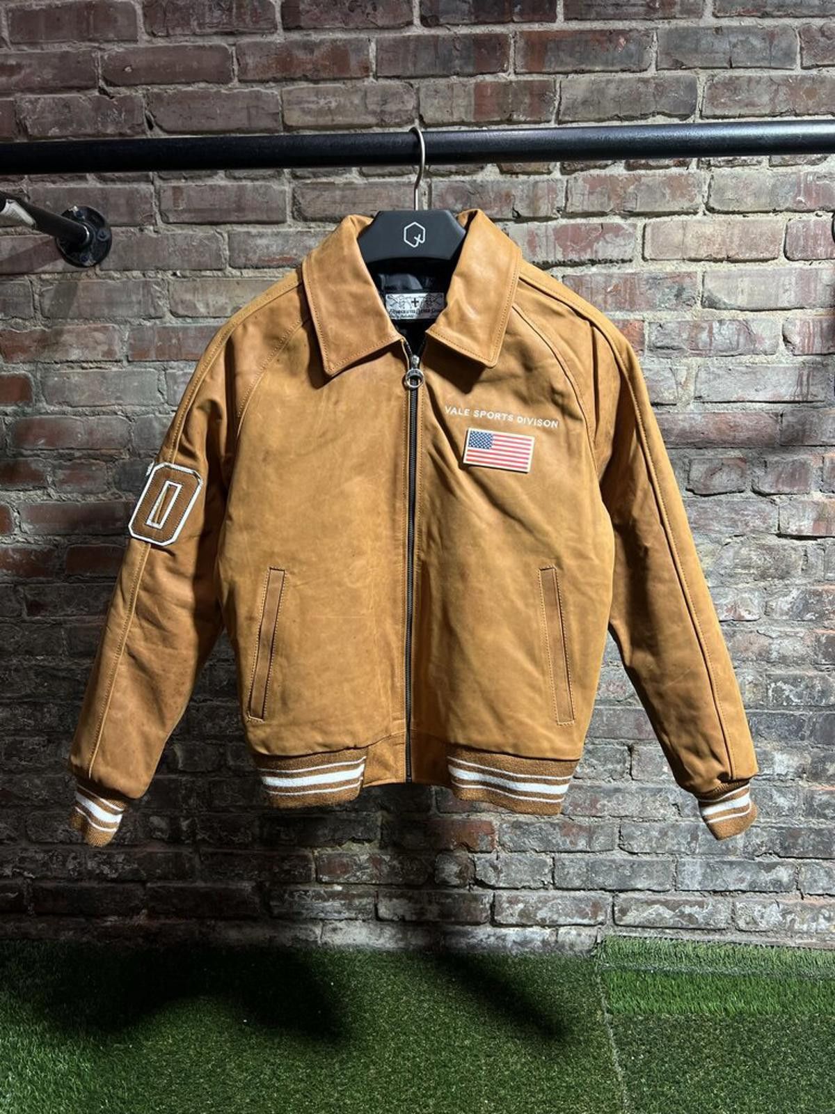 Vale Vale State Brown Leather Jacket Sz. S Size ONE SIZE - 1 Thumbnail