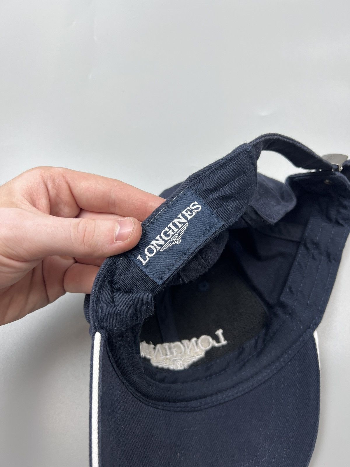 Longines Longines Navy Blue Baseball Cap Hat (Y0471) Size ONE SIZE - 8 Thumbnail
