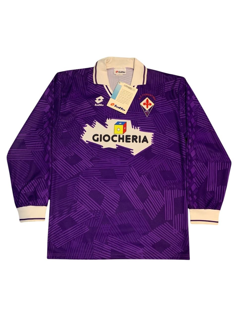 Lotto Sport Fiorentina Home 1991 Size US L / EU 52-54 / 3 - 1 Thumbnail