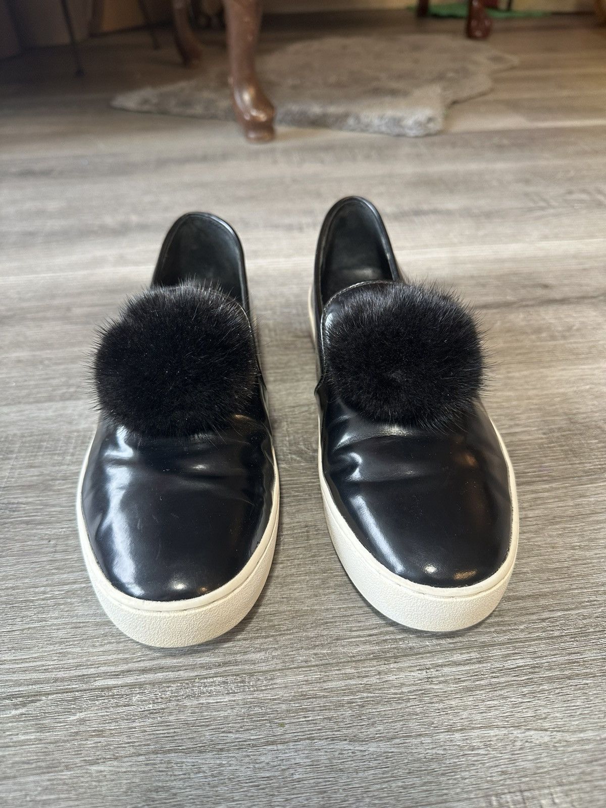 Michael Kors Michael Kors Collection Eddy Patent Leather Pom Pom Size US 7.5 / IT 37.5 - 2 Thumbnail