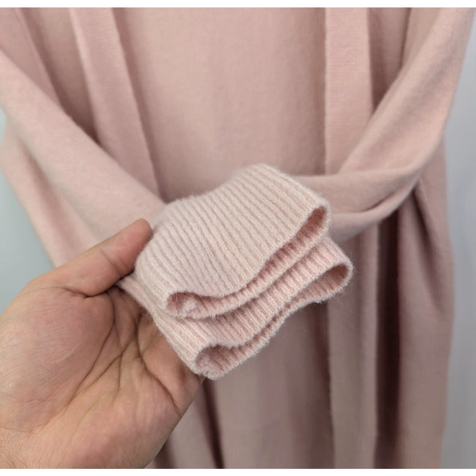Madewell Madewell Cardigan Open Front Cozy Walker Size S Pink Merino Wool Alpaca Blend J4814 Sweater Women Size S / US 4 / IT 40 - 2 Thumbnail
