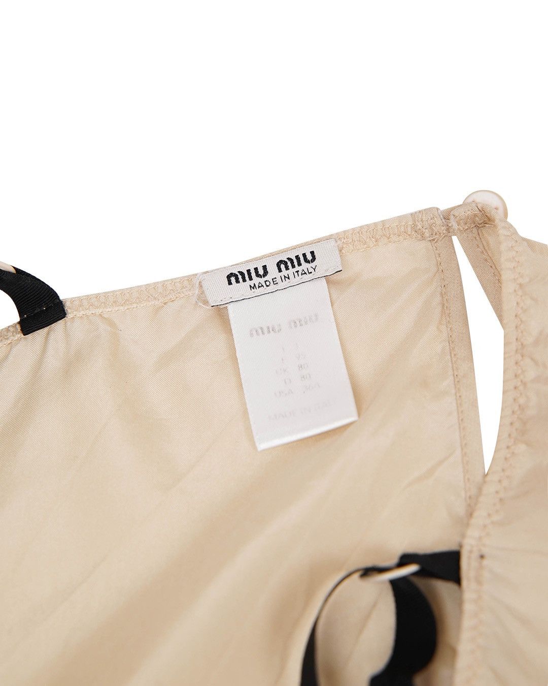 Miu Miu Miu Miu Lingerie Dress in Beige Size M / US 6-8 / IT 42-44 - 7 Thumbnail