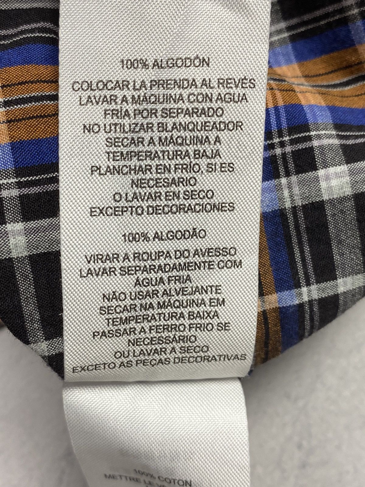 Armani Exchange Armani Exchange Checkered Button Up Long Sleeve Shirt Size US M / EU 48-50 / 2 - 12 Thumbnail