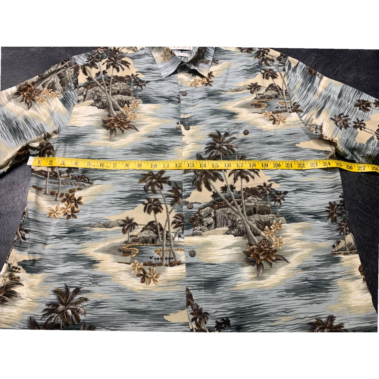 Vintage Campia Moda Hawaiian Shirt Men's Adult XL Blue Floral Island Size US XL / EU 56 / 4 - 7 Thumbnail