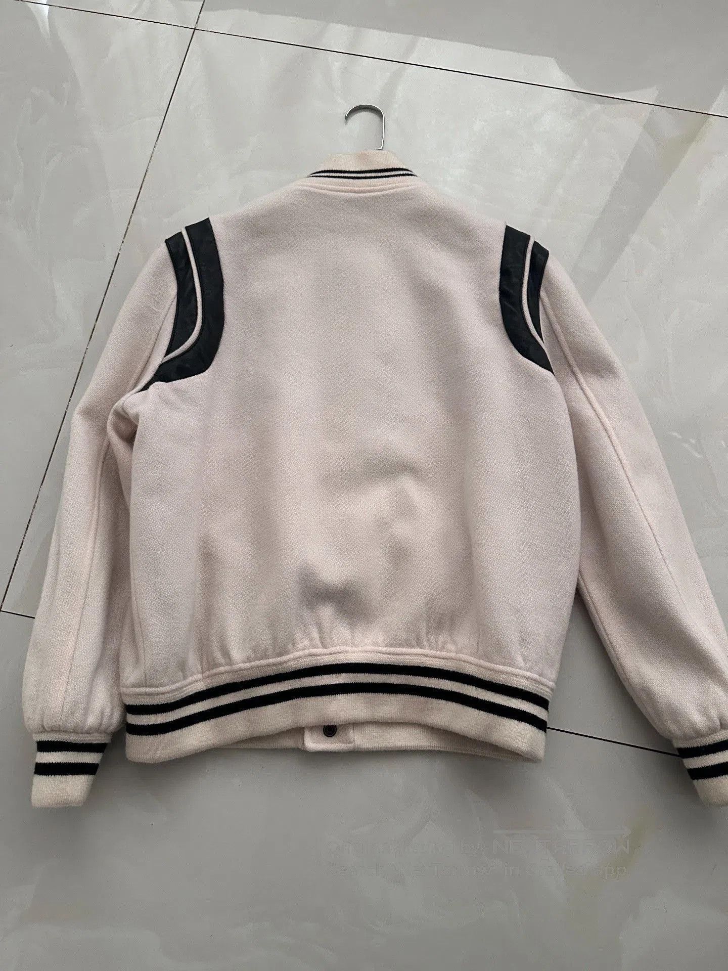Saint Laurent Paris Saint Laurent 22FW White Black Jacket. Size US L / EU 52-54 / 3 - 2 Thumbnail