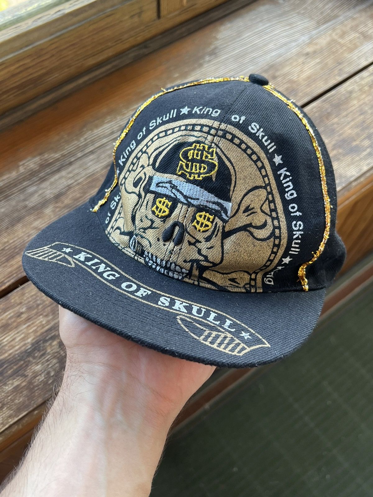 Vintage Vintage Y2K Cap King of Skull Affliction Big Logo Hat Size ONE SIZE - 1 Thumbnail