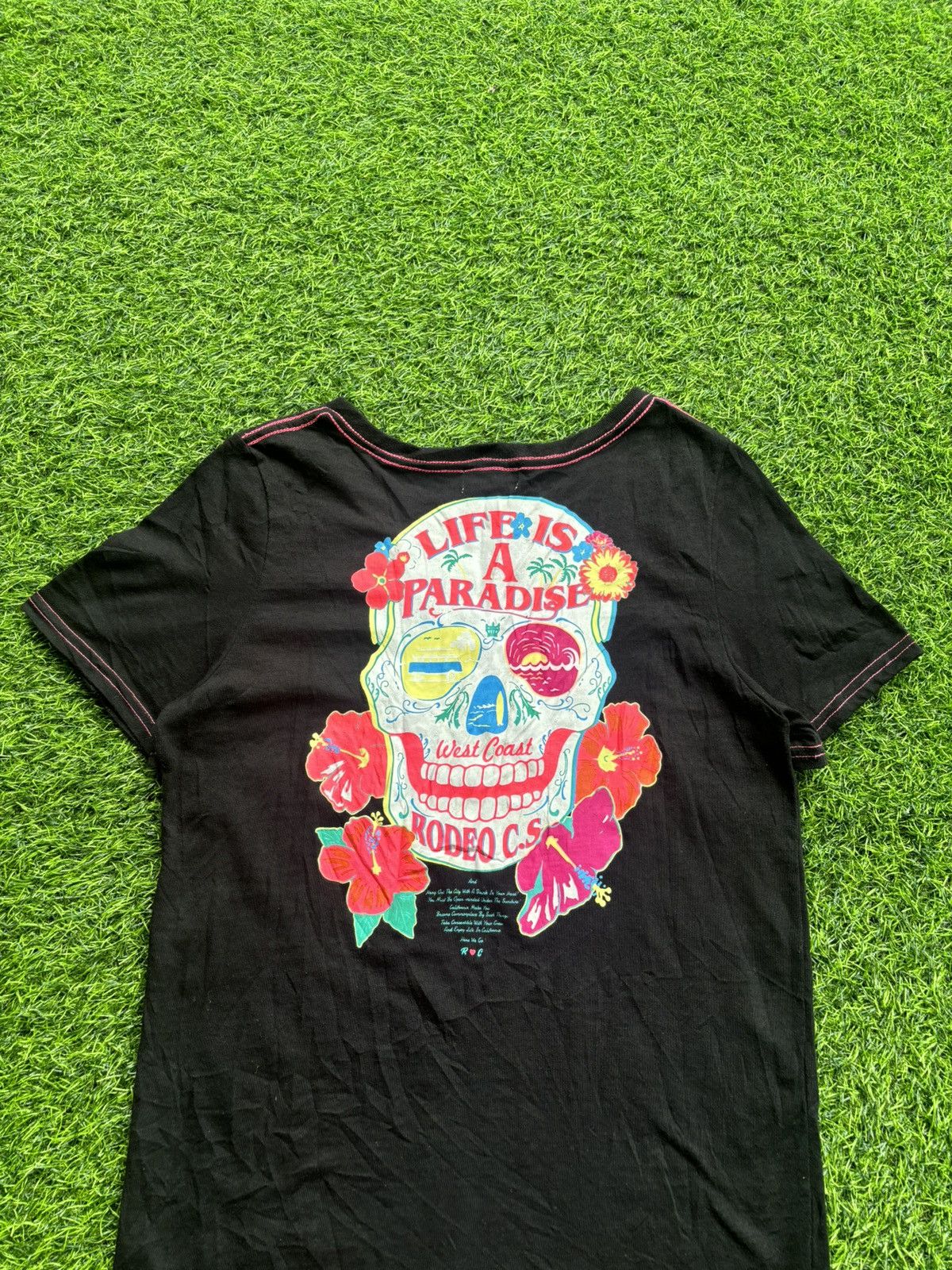 Hysteric Glamour Y2k Rcwb Lifi Is A Paradise Skull Tshirt Size US M / EU 48-50 / 2 - 5 Thumbnail
