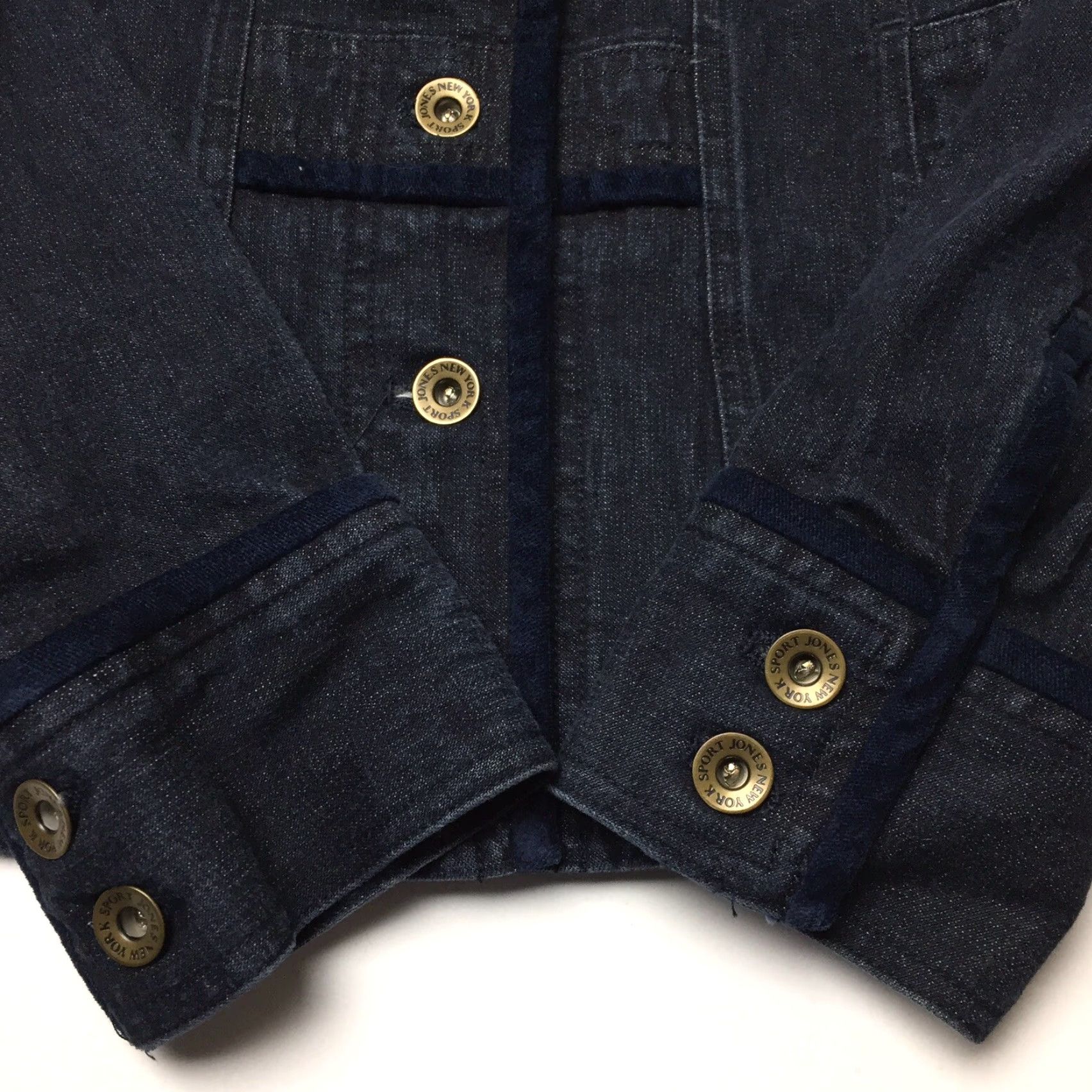 Jones New York Jones New York Jacket Women’s S Denim Blue Stretch Windbreaker Casual Size S / US 4 / IT 40 - 4 Thumbnail