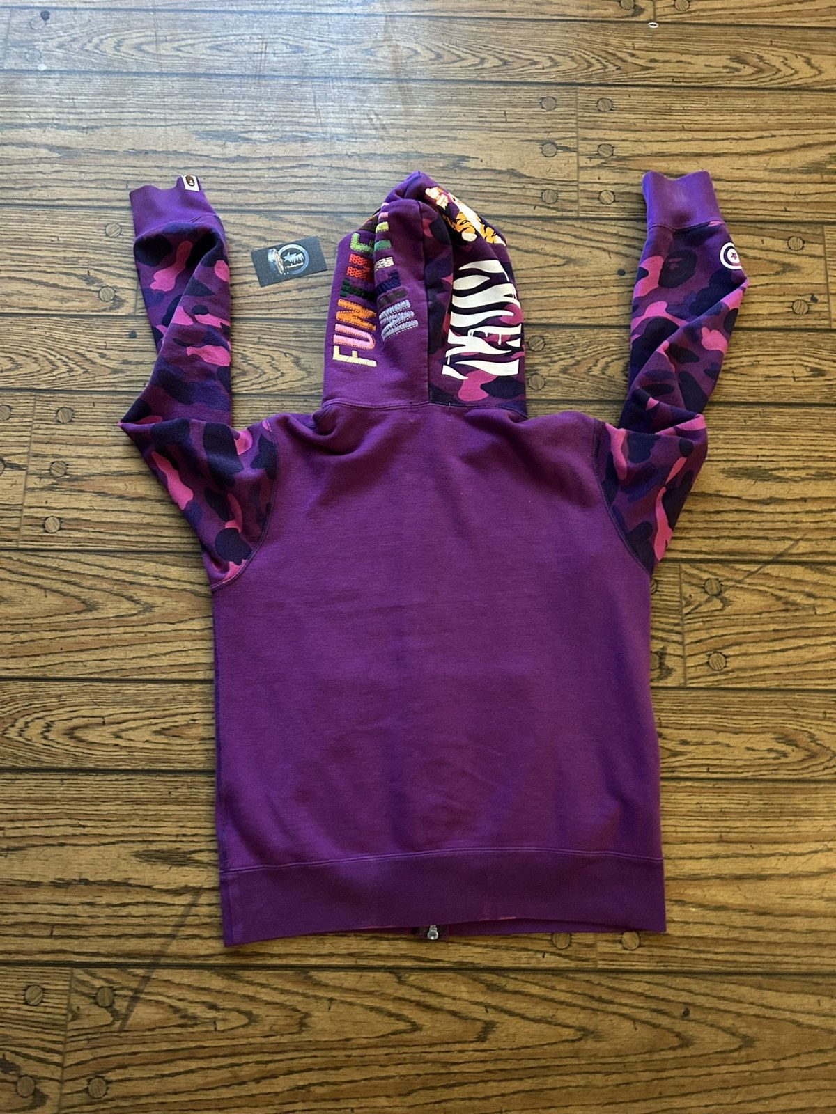 Bape Color Camo Tiger Full Zip Hoodie Size US M / EU 48-50 / 2 - 3 Thumbnail